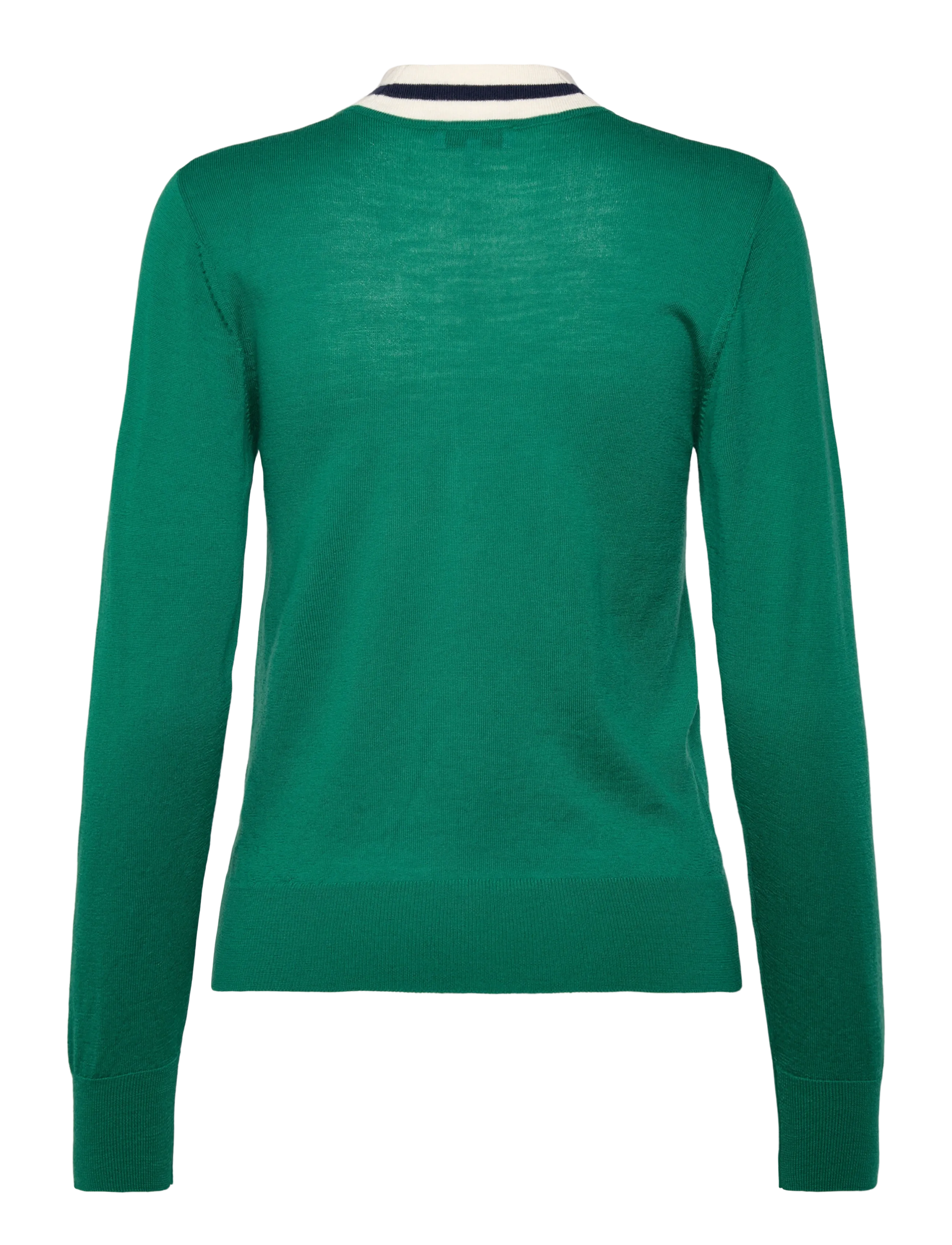 Sporty & Rich - SRC Minimalist V-Neck Sweater - tröjor - alpine/dark navy/off white - 1