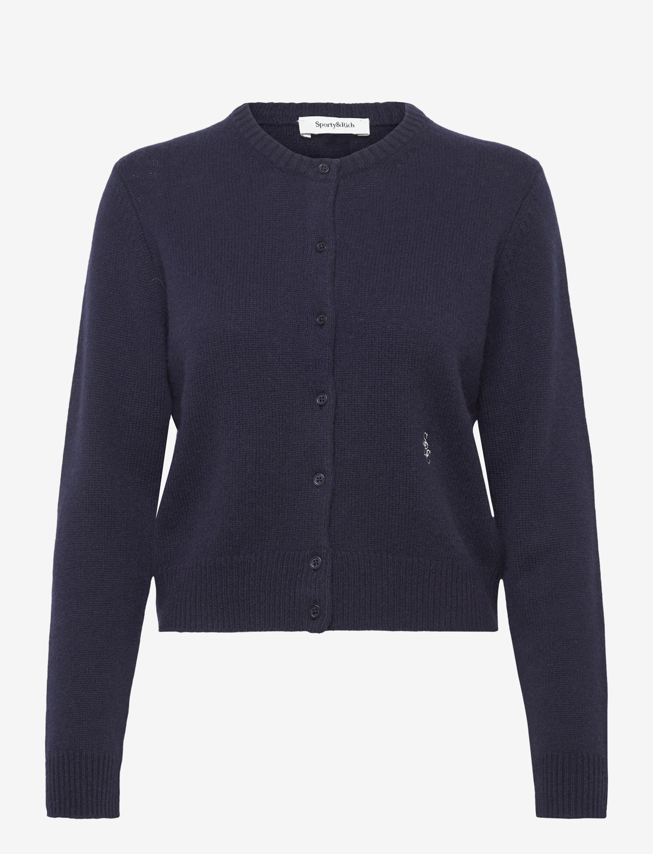 Sporty & Rich - SRC Cashmere Cardigan - cashmere - dark navy - 0