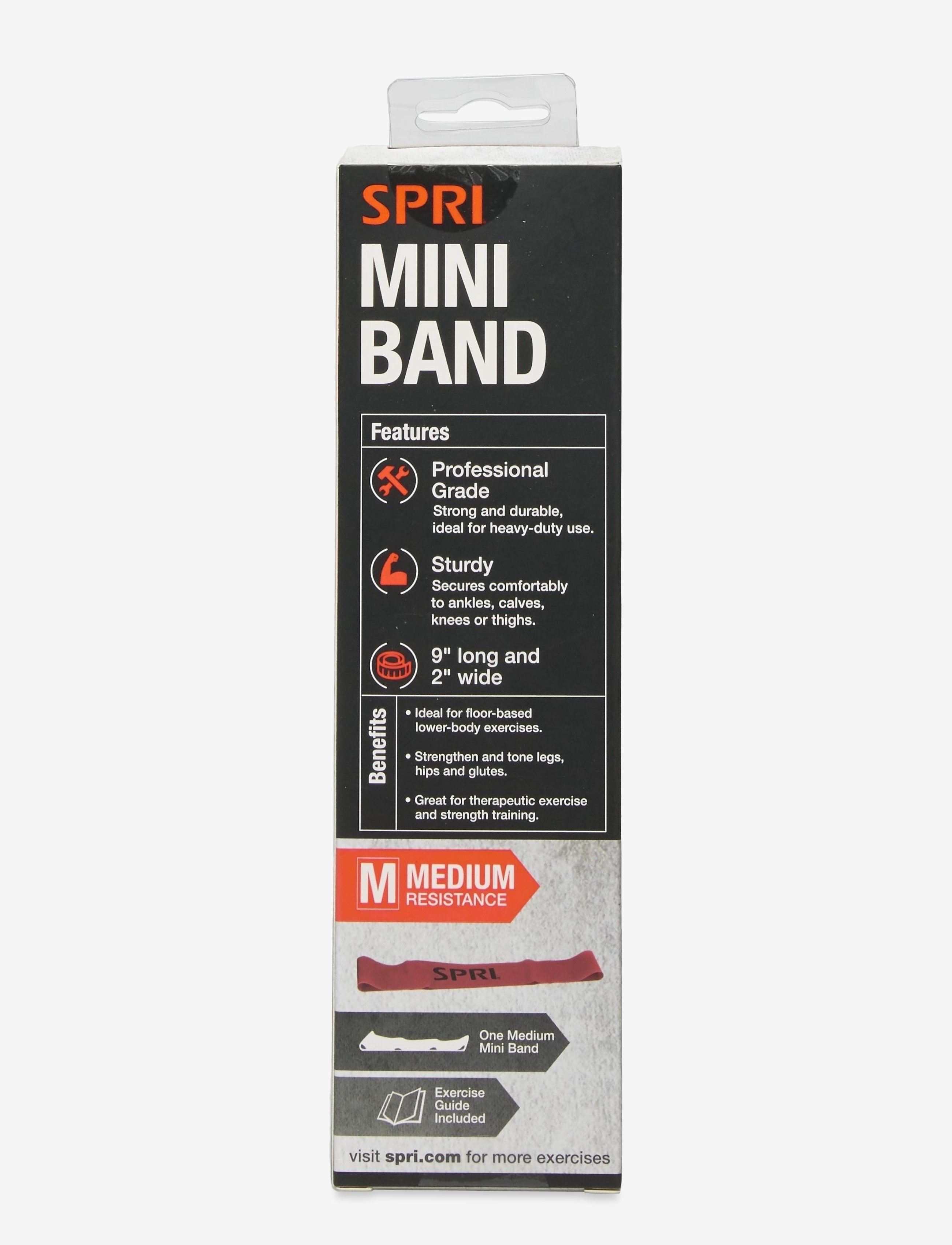 Spri - SPRI MINI BAND MEDIUM - trainingsbänder - red - 2