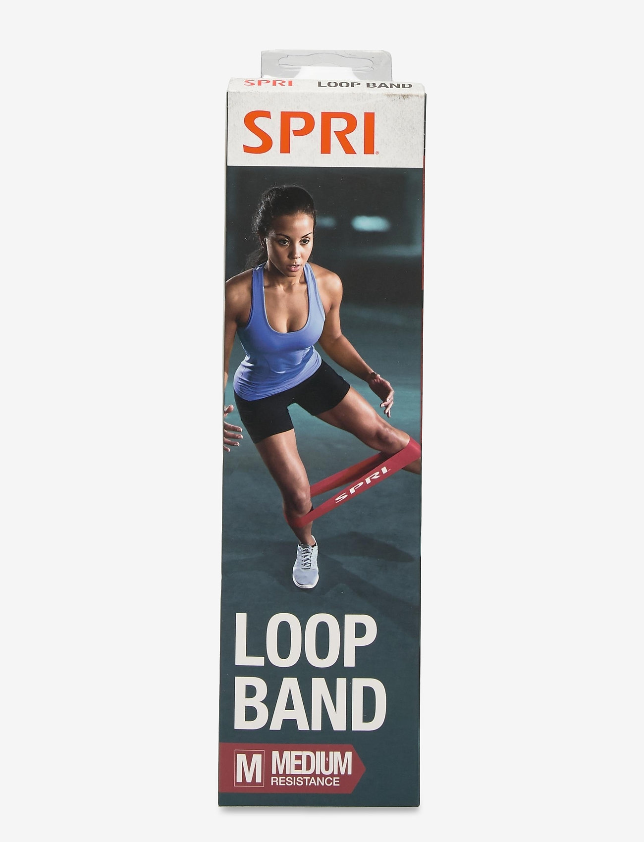 Spri - FLAT BAND LOOP MEDIUM - trainingsbänder - red - 1