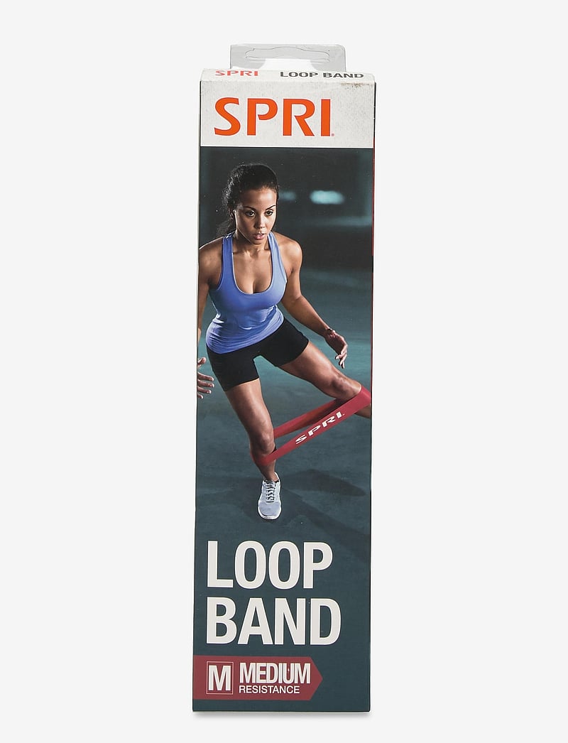 Spri - FLAT BAND LOOP MEDIUM - resistance bands - red - 1