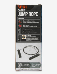 Spri - SPRI CABLE JUMP ROPE - hyppynarut - black - 1