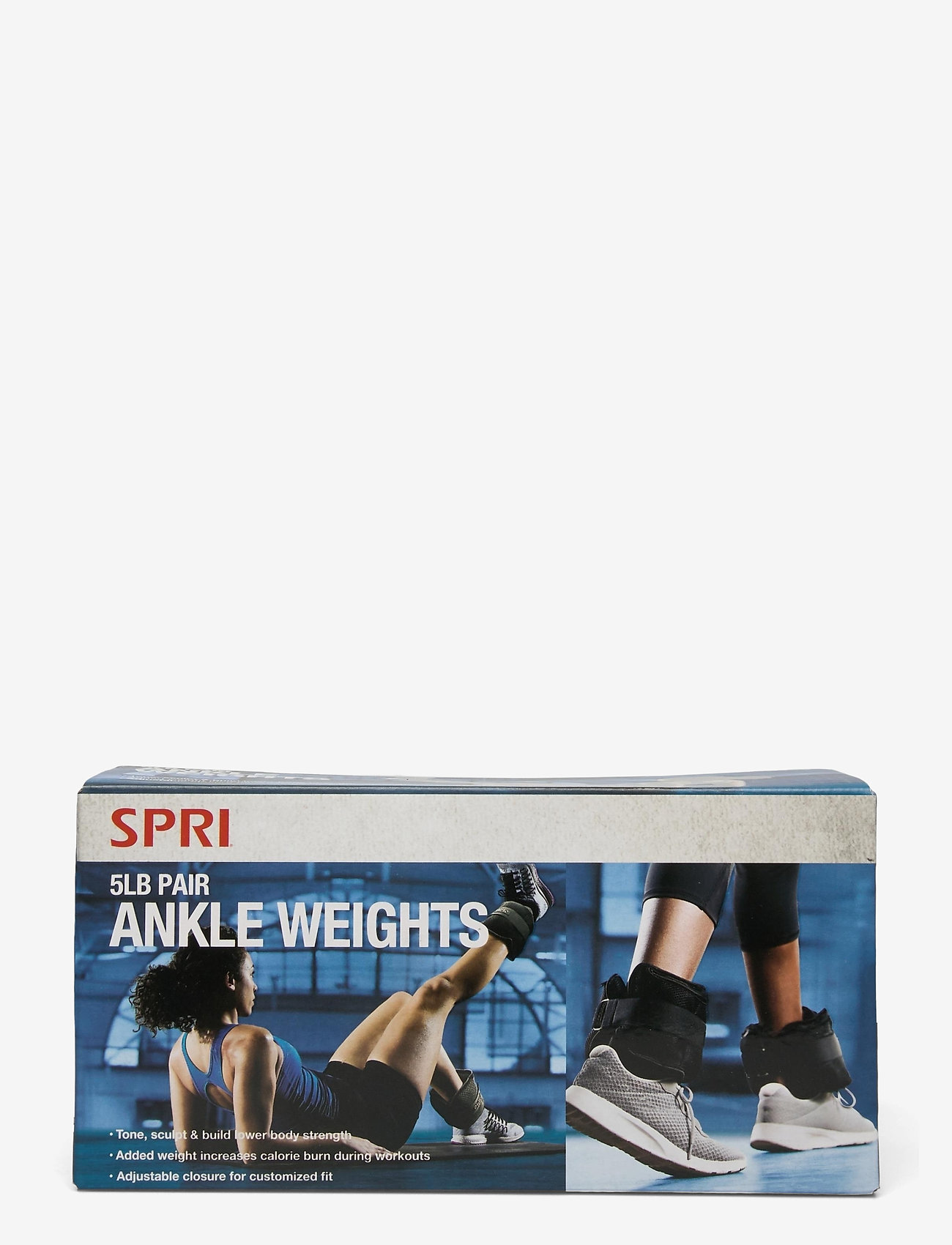 Spri - SPRI ADJUSTABLE ANKLE 10LB (2x5LB)/4,5KG (2x2,25KG) - black - 0