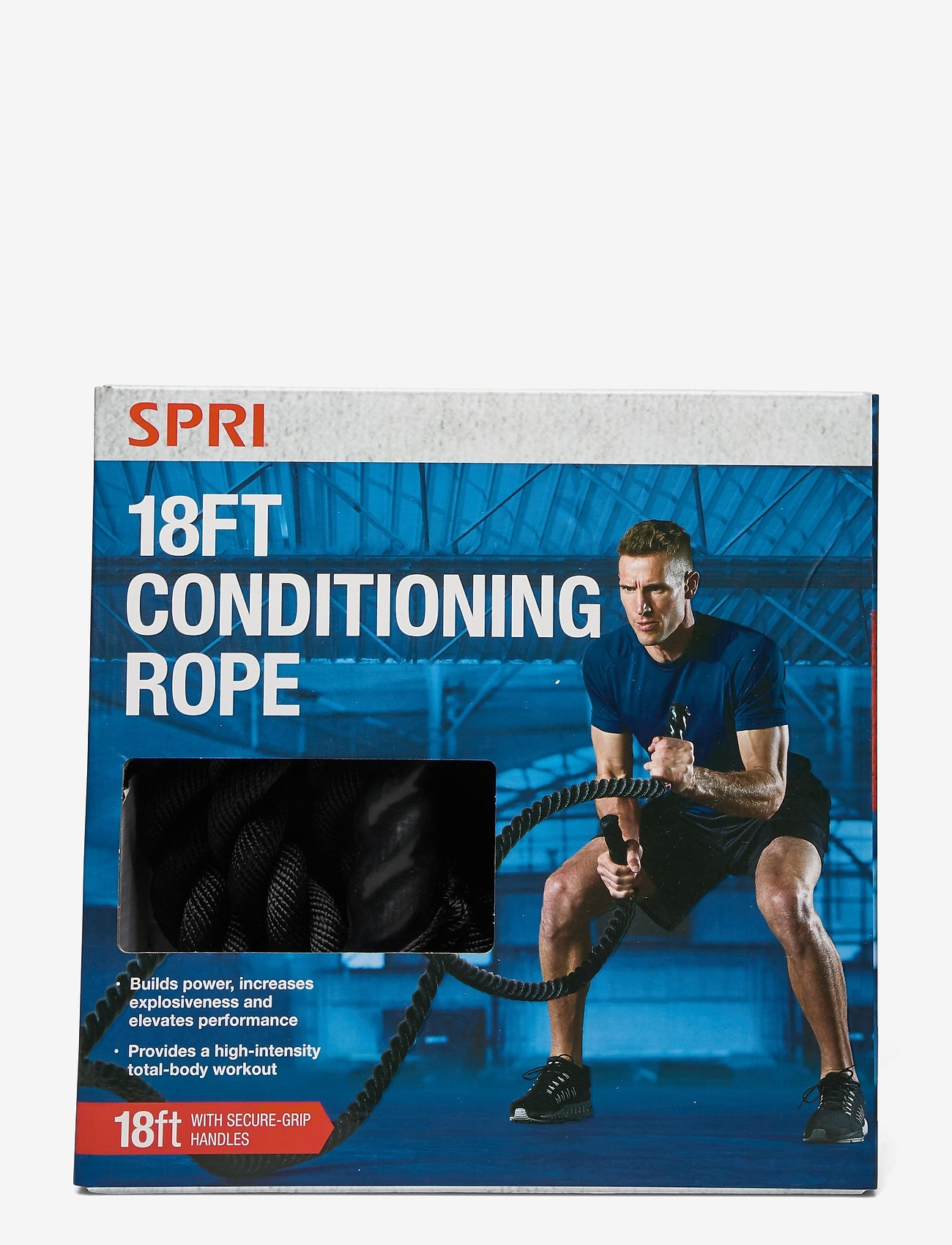 Spri - SPRI CONDITIONING ROPE 5,5m - hopprep - black - 1