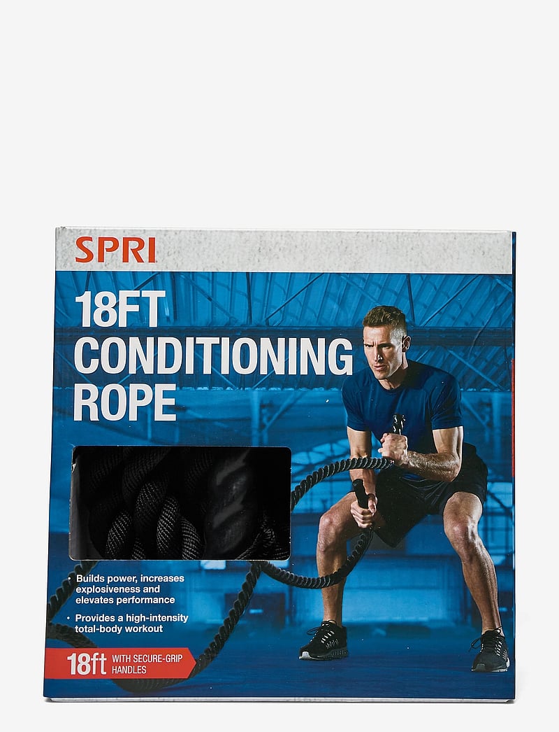 Spri - SPRI CONDITIONING ROPE 5,5m - träningsutrustning - black - 1