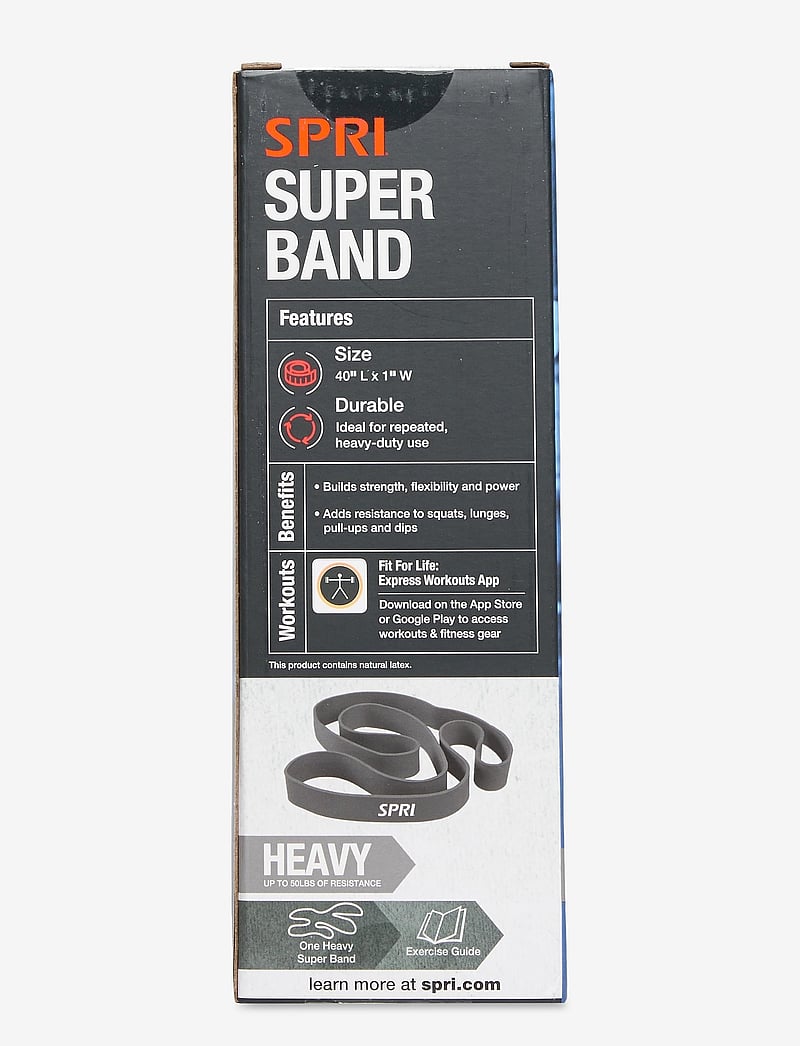 Spri - SUPERBAND HEAVY - trainingsbänder - grey - 2
