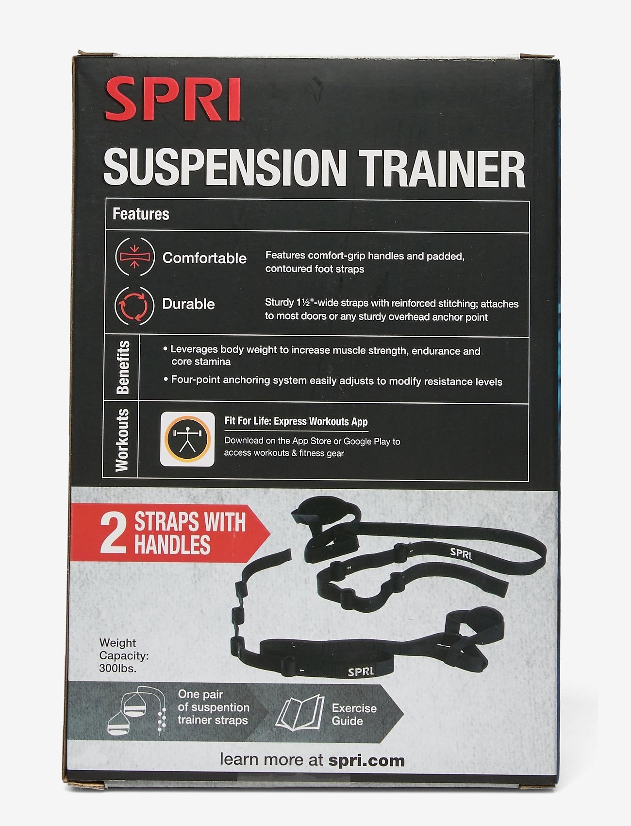 Spri - SPRI SUSPENSION TRAINER - black - 2