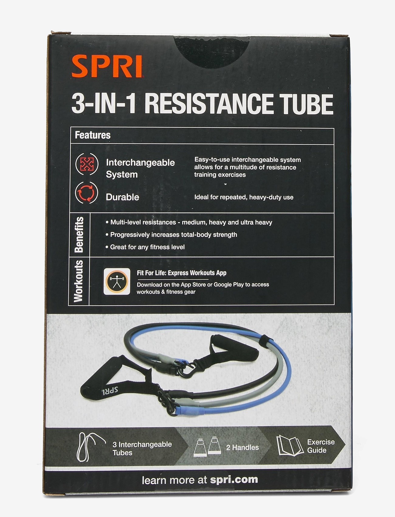 Spri - SPRI 3 IN 1 RESISTANCE TUBE KIT - multicolour - 2
