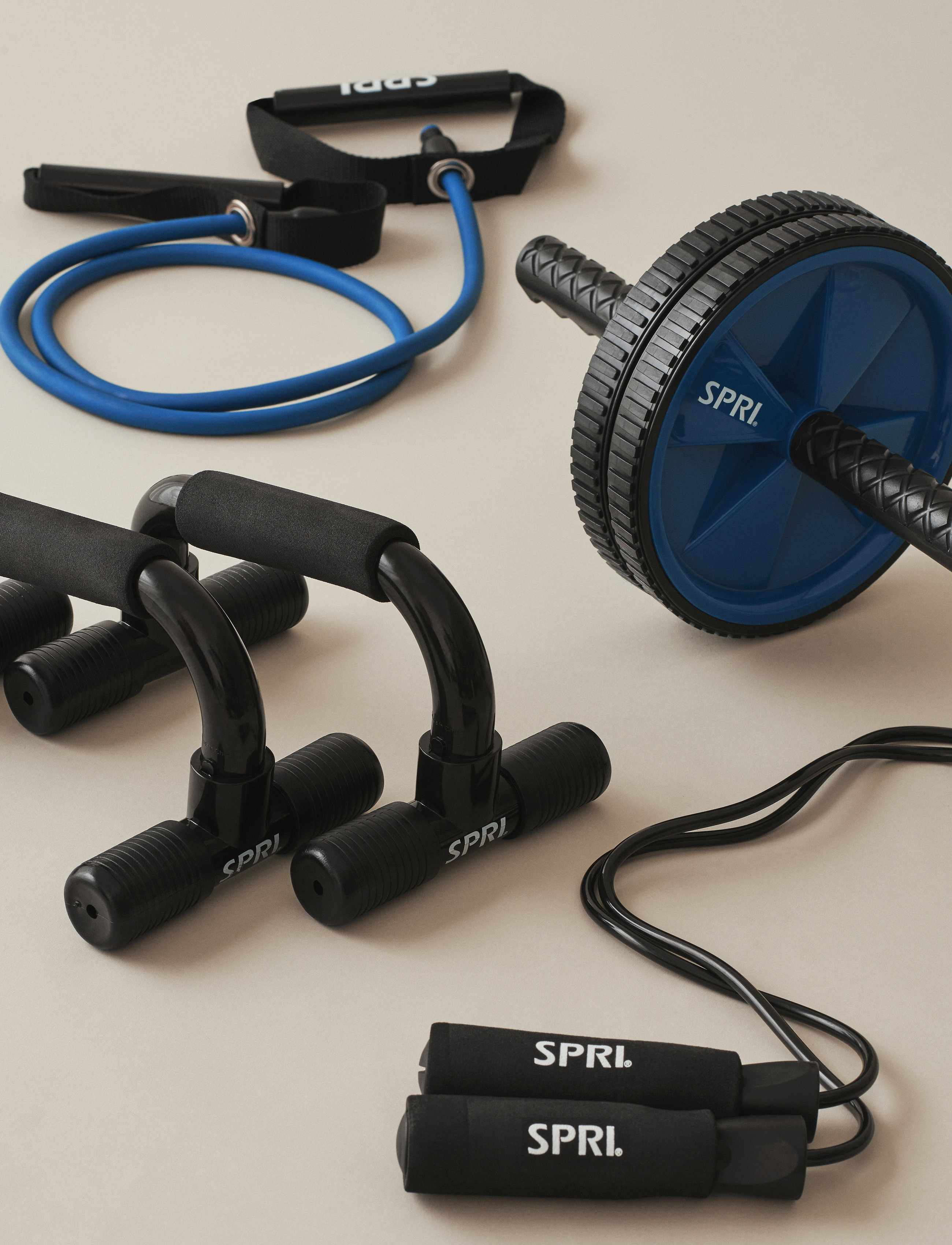 Spri HOME GYM KIT - Streetstyle - BLACK/BLUE / black