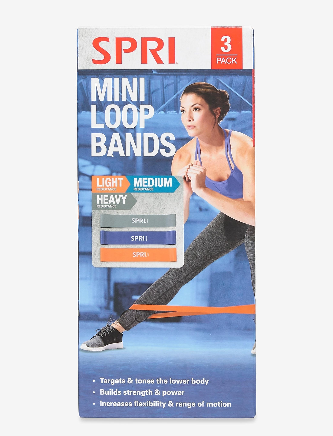 Spri Spri Mini Loop Bands 3 pack Resistance bands Boozt