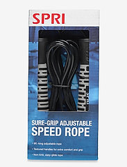 Spri - SPRI SURE-GRIP ADJUSTABLE SPEED ROPE - jump ropes - black - 0