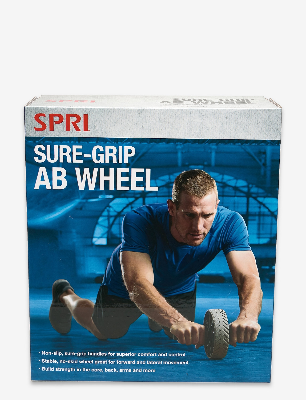 Spri - SPRI SURE-GRIP AB WHEEL - trainingsartikelen voor thuis - black/grey - 0