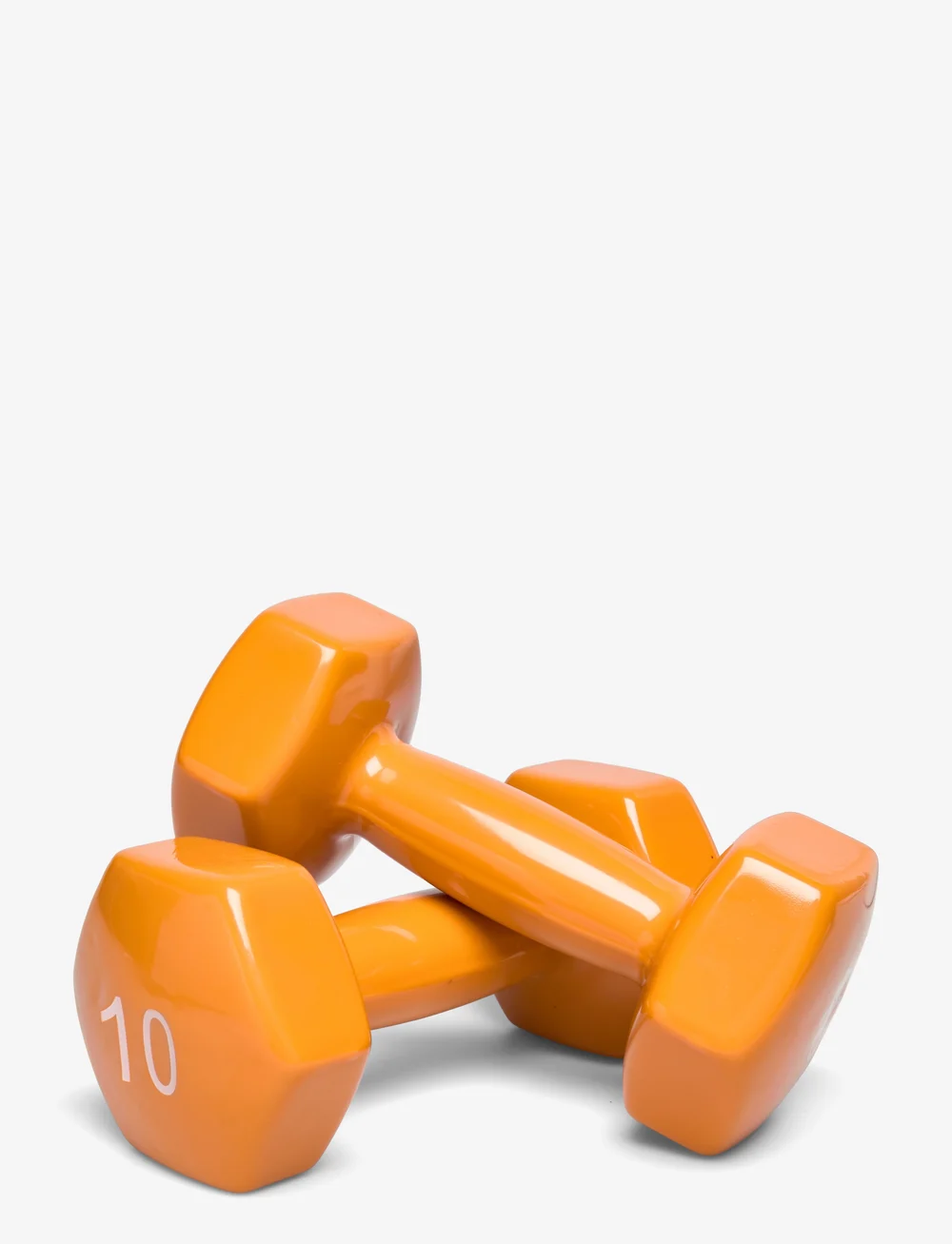 Spri - SPRI DUMBBELL VINYL 4,5kg/10lb PAIR - vikter - orange - 0