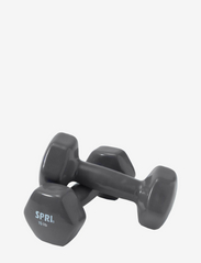 Spri - SPRI DUMBBELL VINYL 6,8kg/15lb PAIR - weights - grey - 0