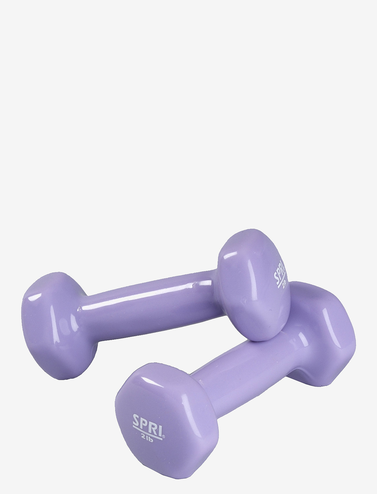 Spri - SPRI DUMBBELL VINYL 0,9kg/2lb PAIR - mažiausios kainos - violet - 0