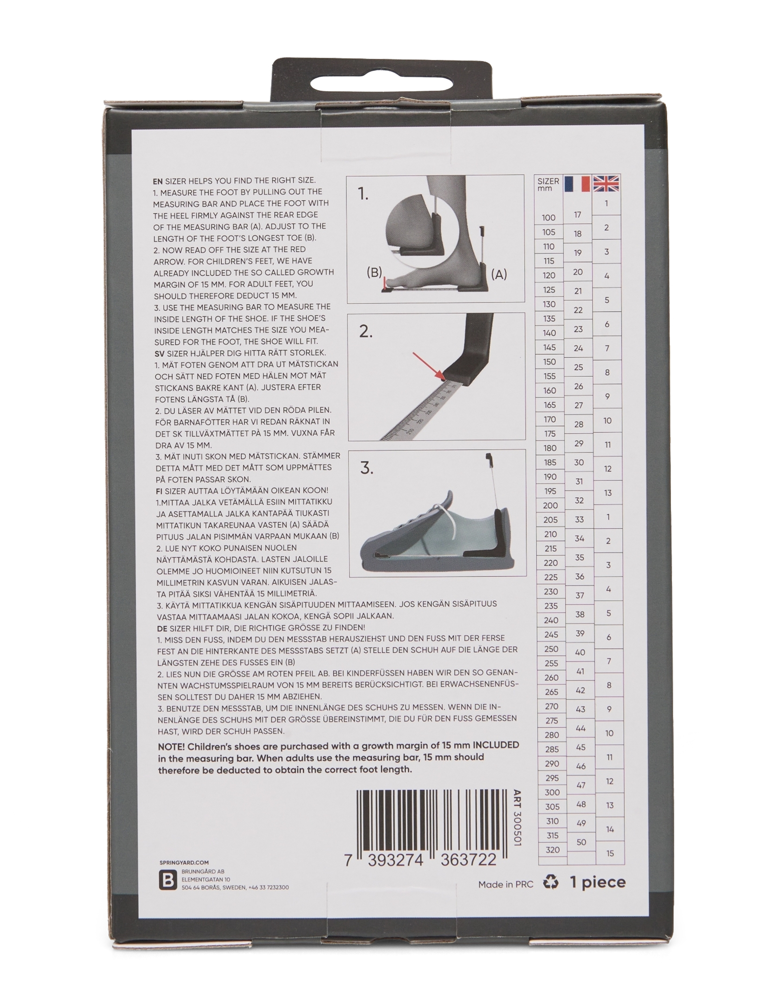Springyard - Sizer - die niedrigsten preise - white/black - 1