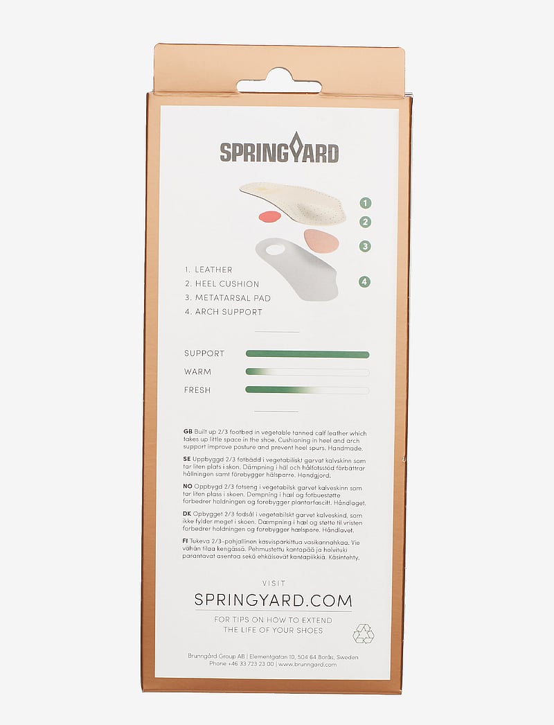 Springyard - Sensus Mini - såler - natural - 3