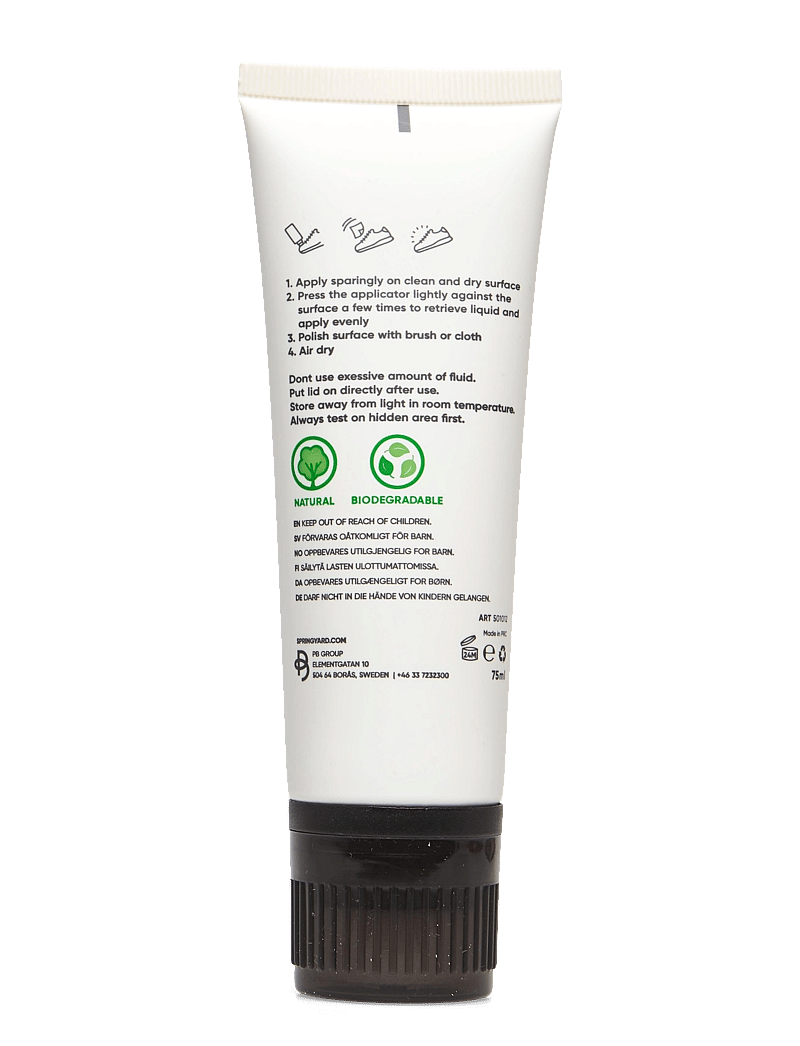 Springyard - Shoe Cream - skobeskyttelse - black - 1