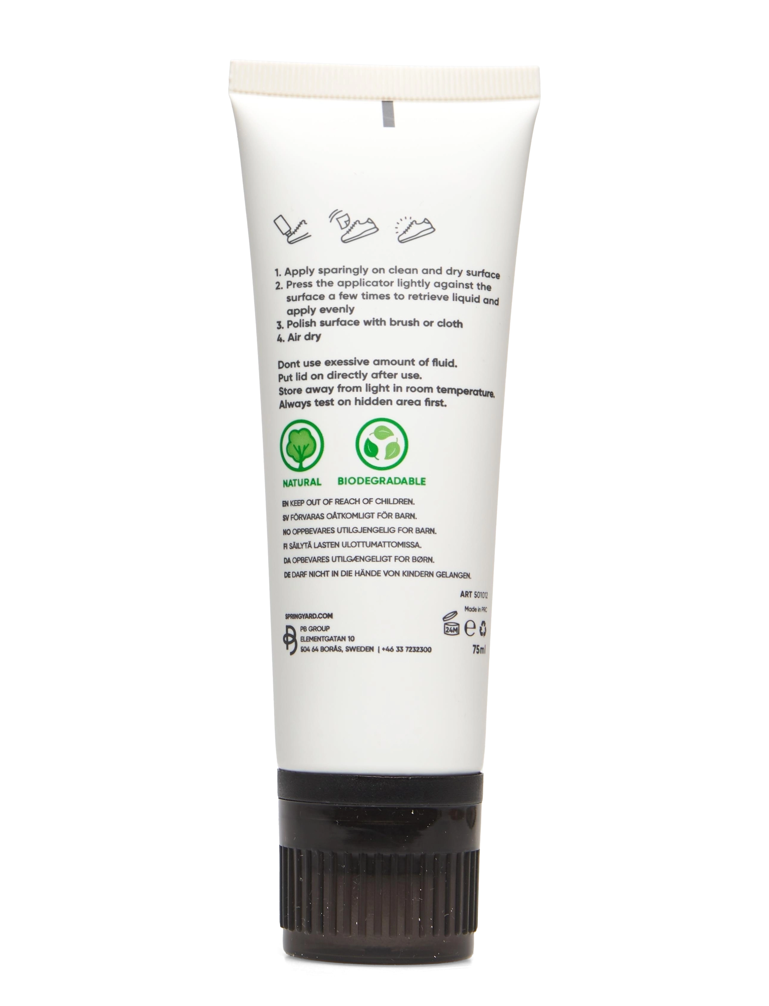 Springyard - Shoe Cream - lägsta priserna - black - 1