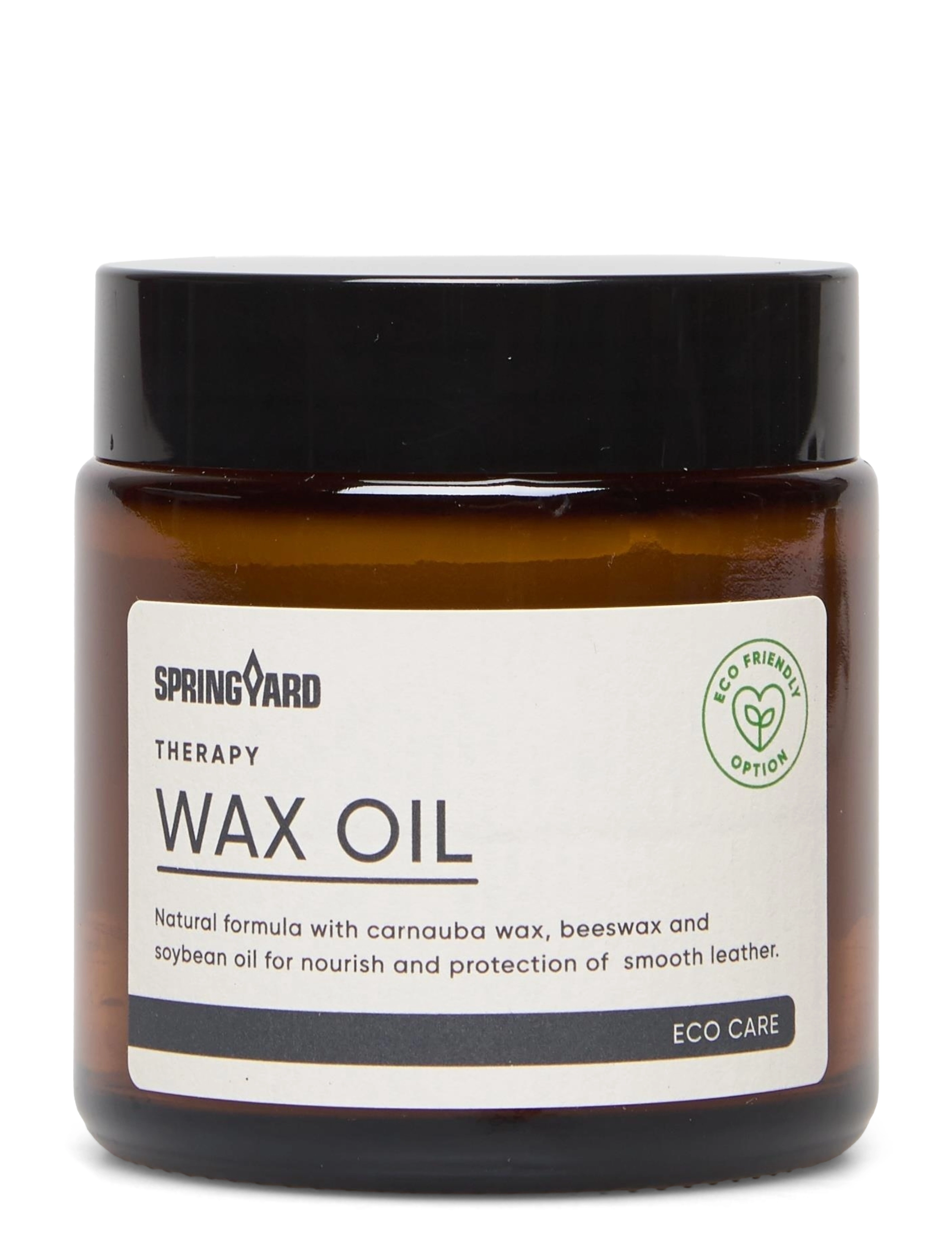 Springyard Wax Oil, Mænd, Læder Voks Olie, Sort, Str: 100 ml