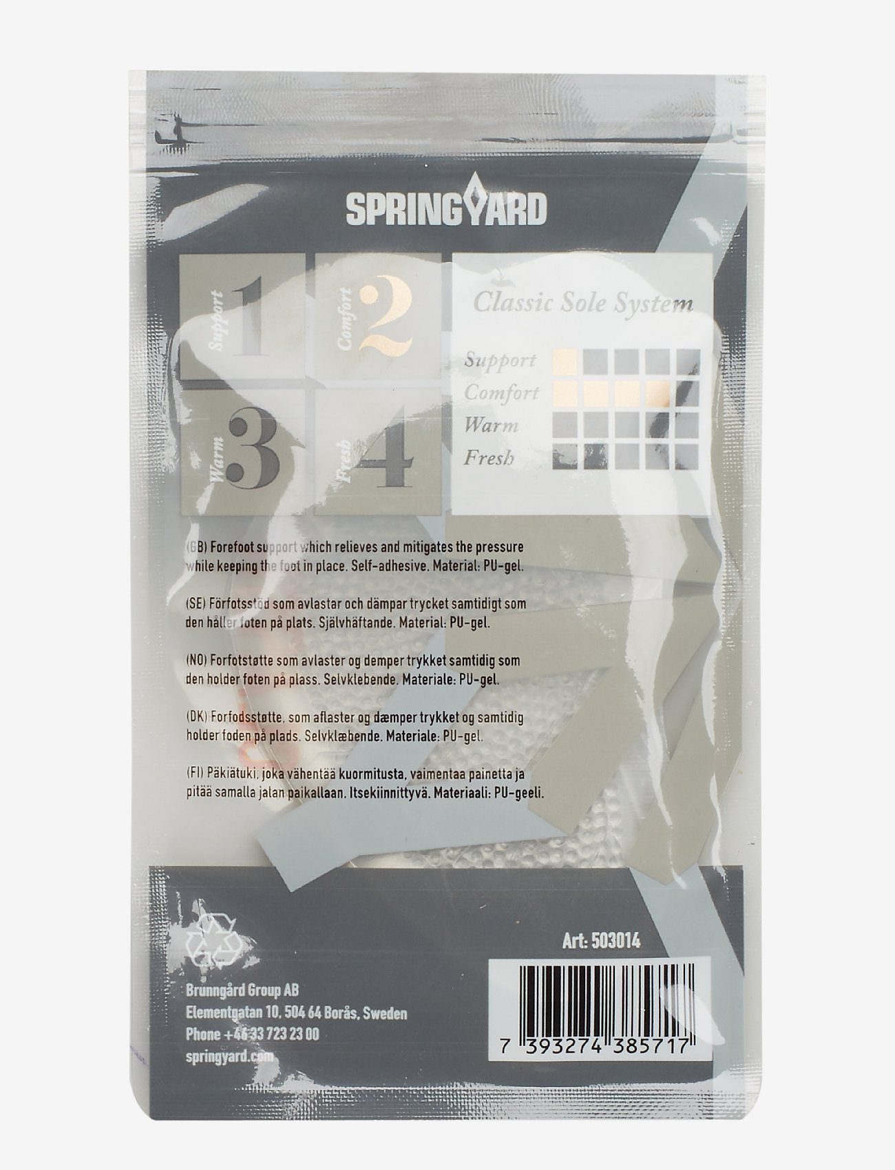 Springyard - Gel Front Classic - die niedrigsten preise - transparent - 3