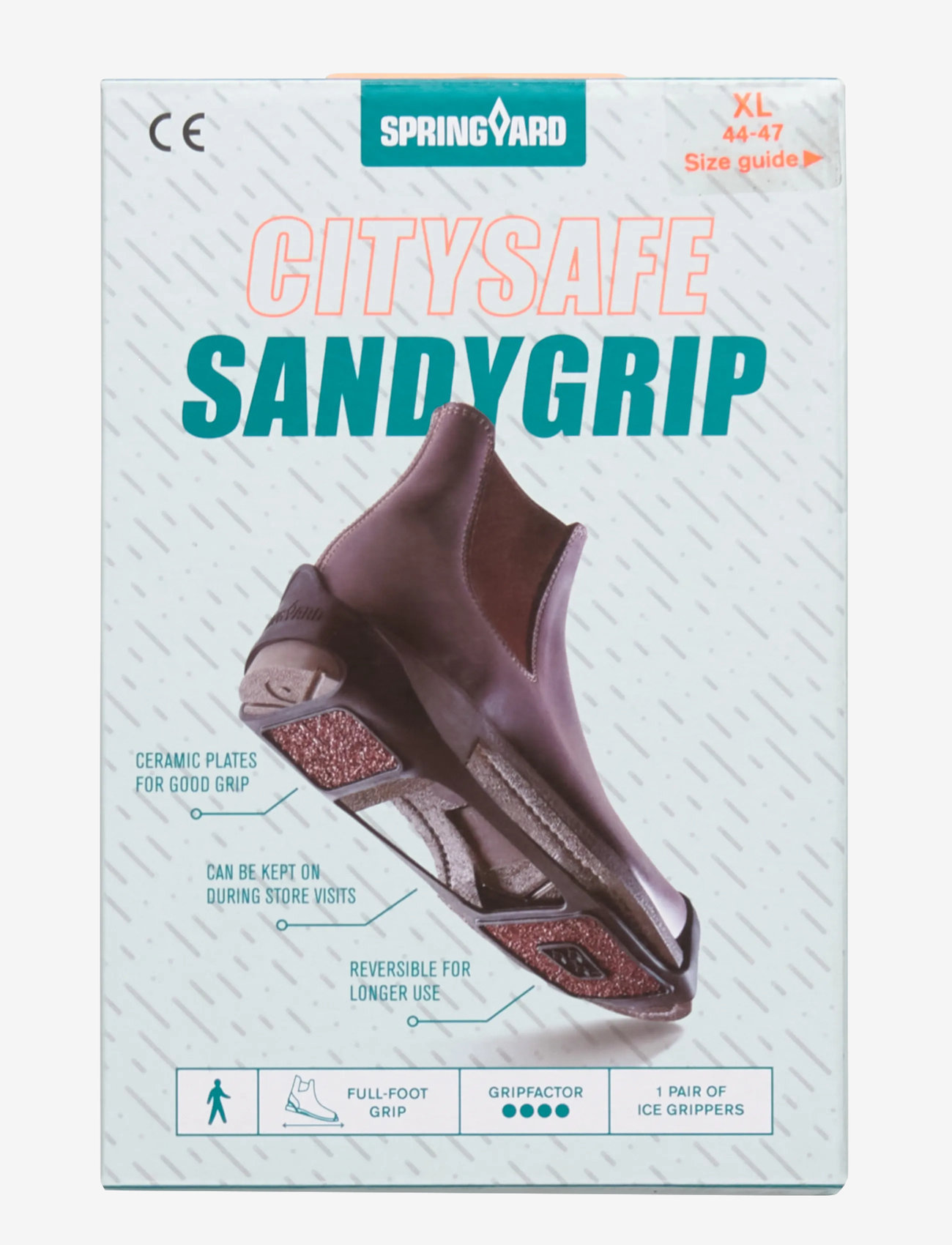 Springyard - SandyGrip Citysafe - laveste priser - black - 0