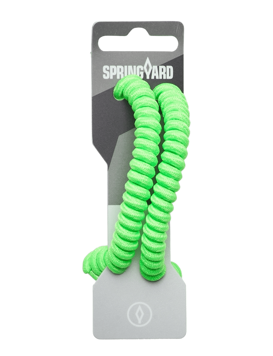 Springyard - Elastic Curly 5.0 - jalatsite tarvikud - neon green - 0