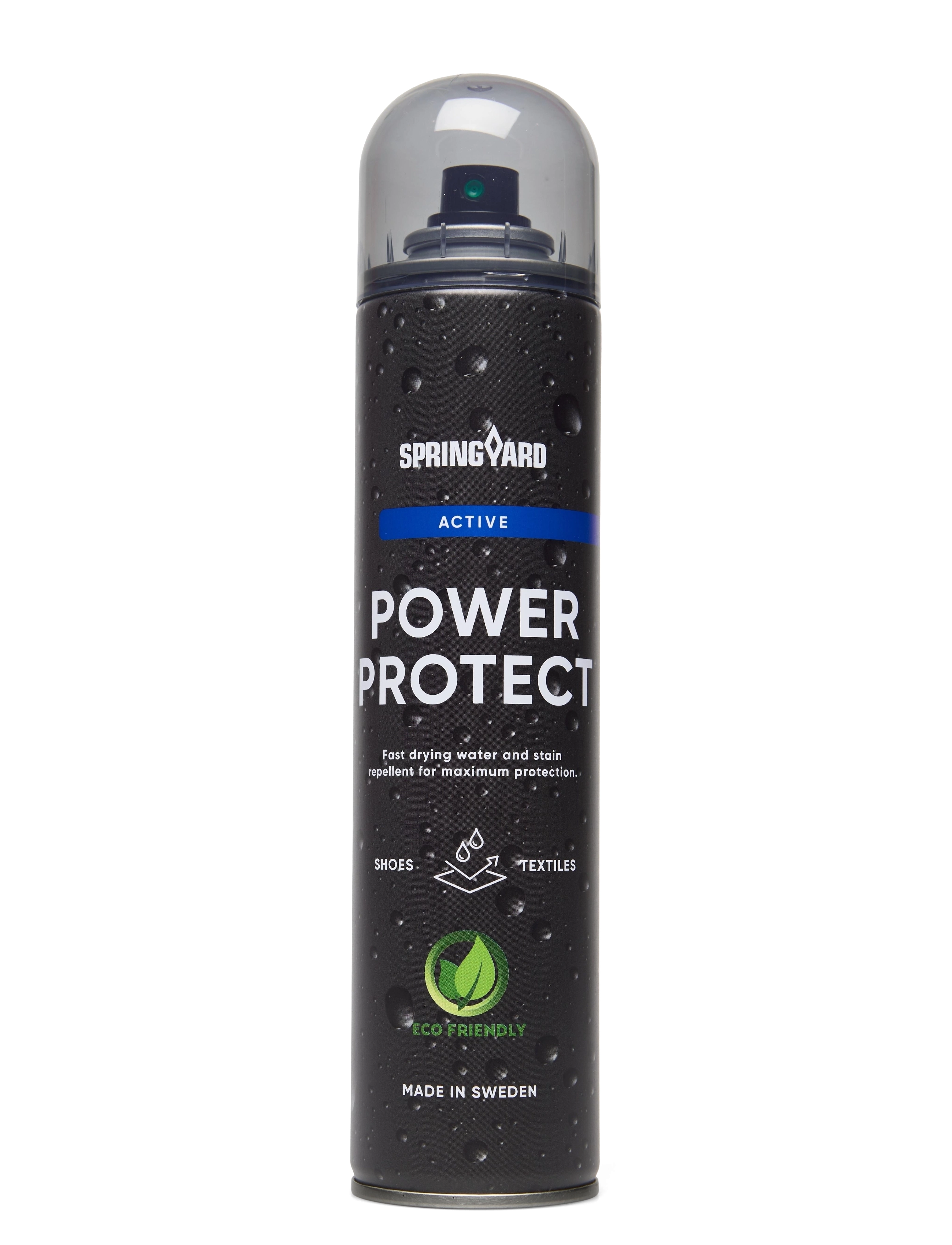Springyard Power Protect, Mænd, Imprægneringsspray, Sort, Str: 300 ml