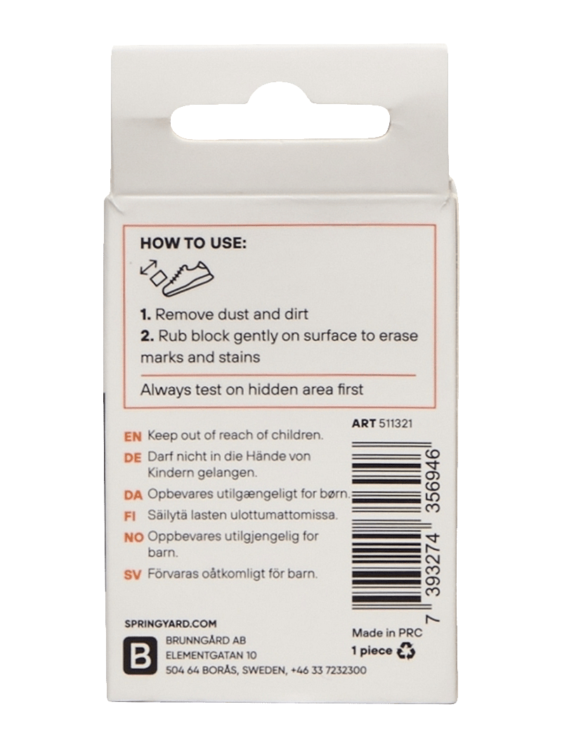 Springyard - Cleaning Block - schuhschutz - neutral - 1