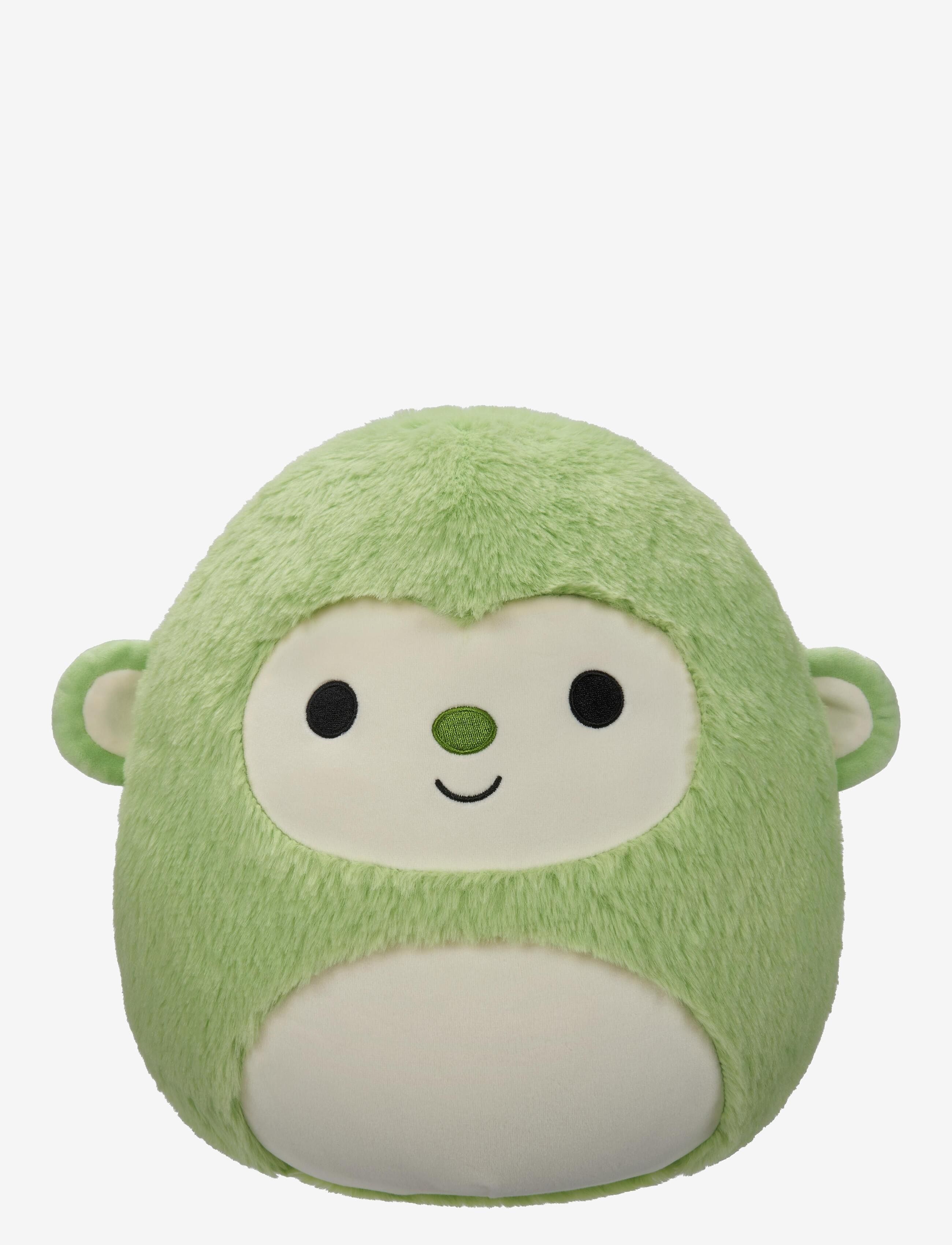 Squishmallows Squishmallows 30 cm P18 Fuzz A Mallows Mills Monkey, 30 cm, Green, Soft Legetøj > Stuffed Animals, Børn