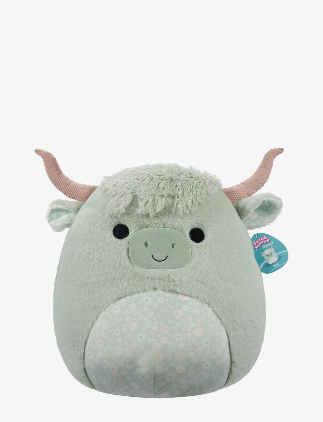 Squishmallows - Squishmallows 40 cm P18  Fuzz A Mallows Iver Highland Cow - tøjdyr - multi coloured - 5
