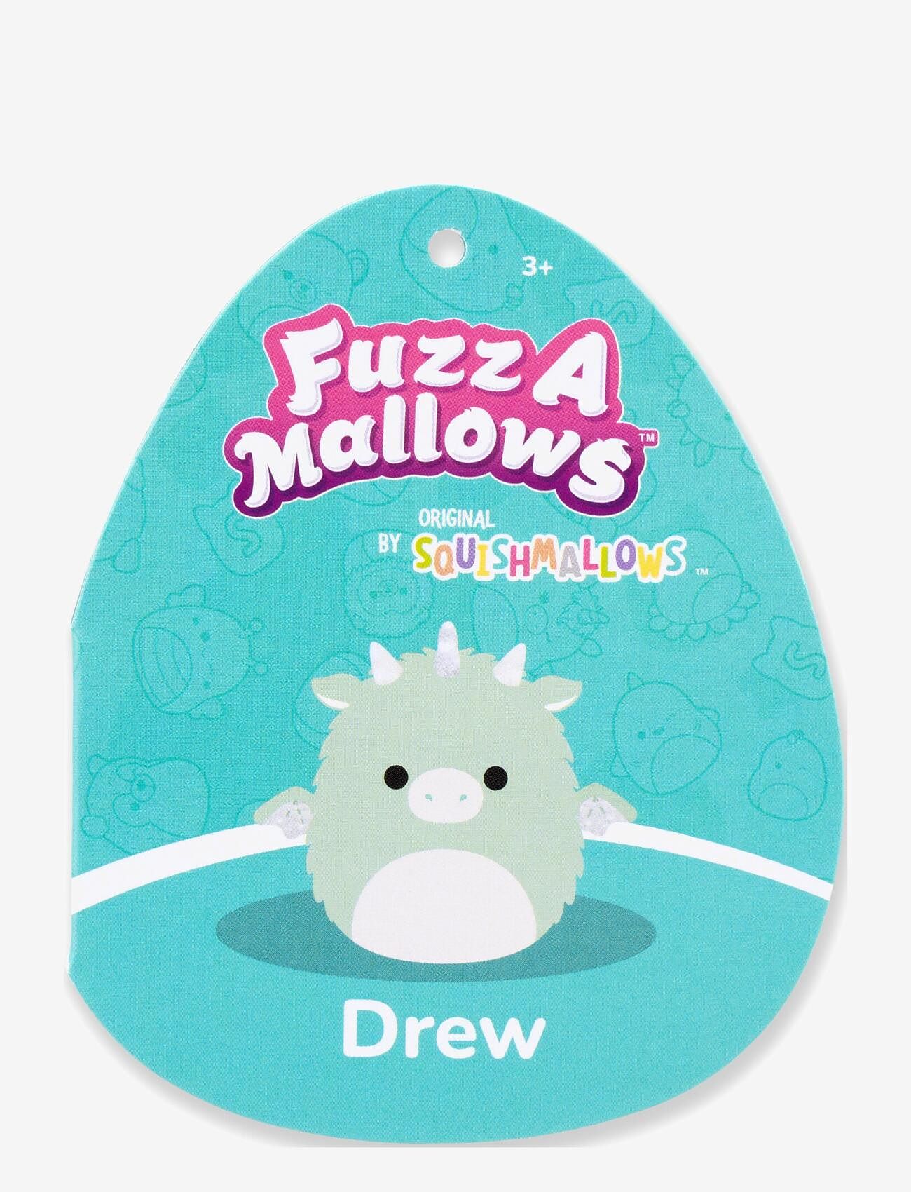 Squishmallows - Squishmallows 30 cm P21 Fuzz A Mallows Drew Dragon - bamser - multi coloured - 5