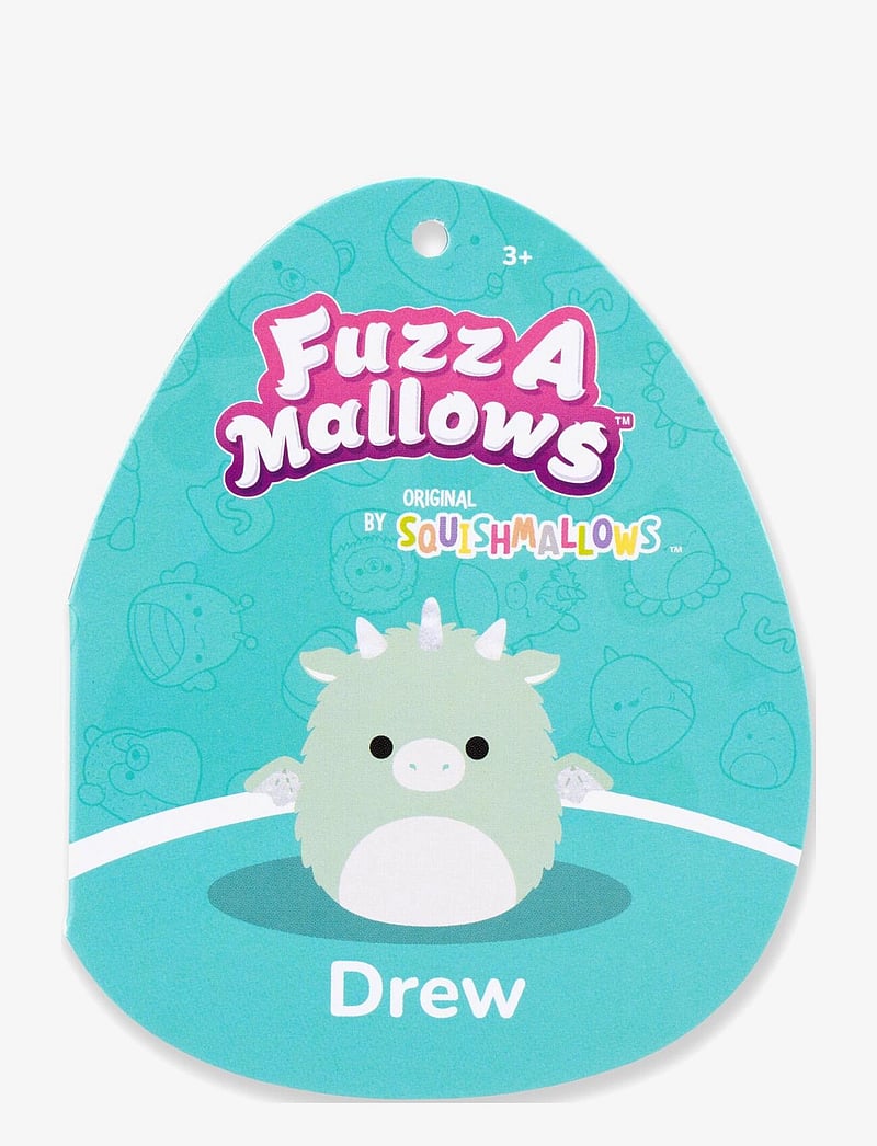 Squishmallows - Squishmallows 30 cm P21 Fuzz A Mallows Drew Dragon - bamser - multi coloured - 5