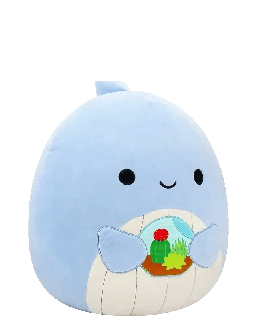 Squishmallows - Squishmallows 40 cm P22 Samir Whale - kosedyr - multi coloured - 1