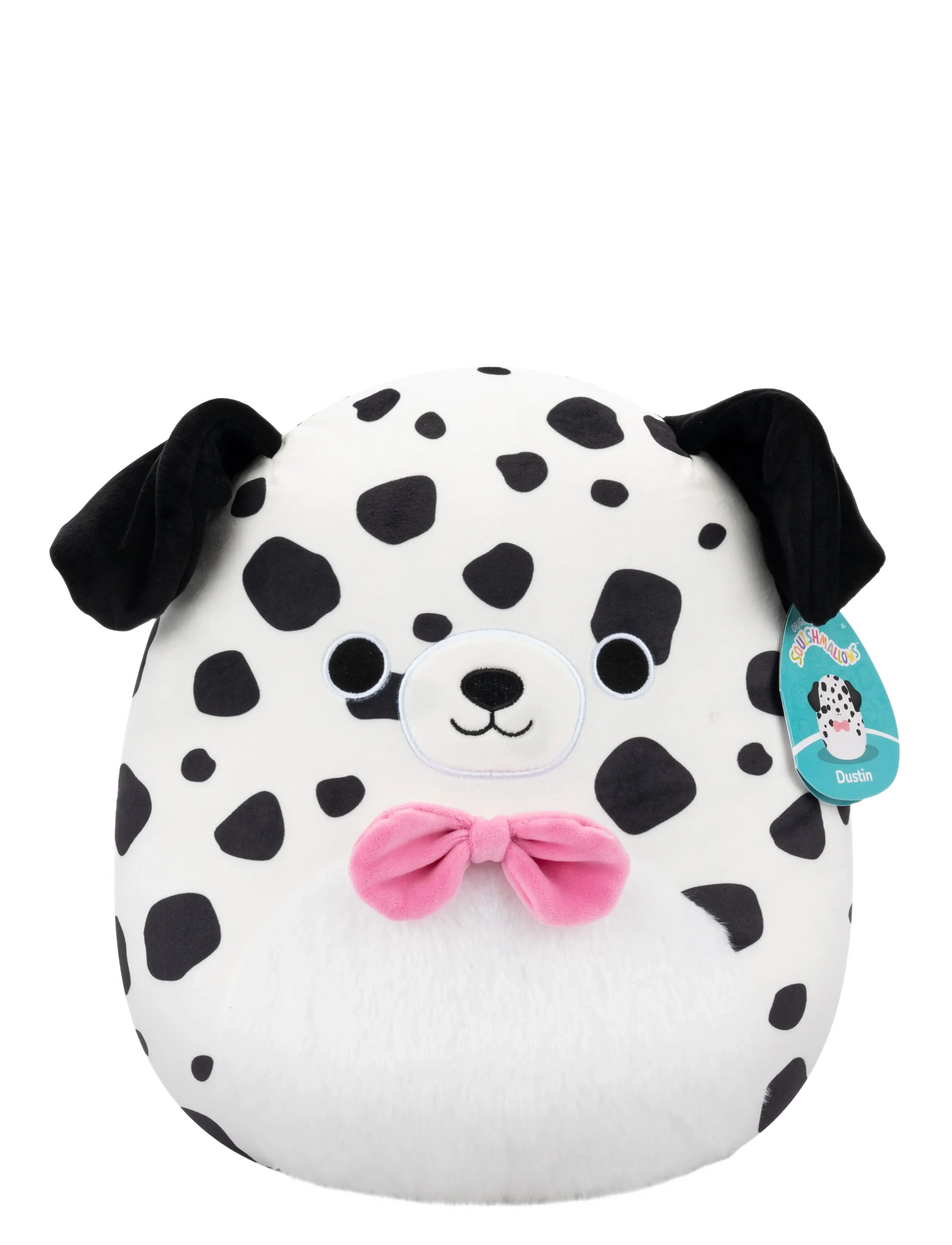 Squishmallows Squishmallows 30 cm P23 Dustin Dalmatian, 30 cm, White, Soft Legetøj > Stuffed Animals, Børn
