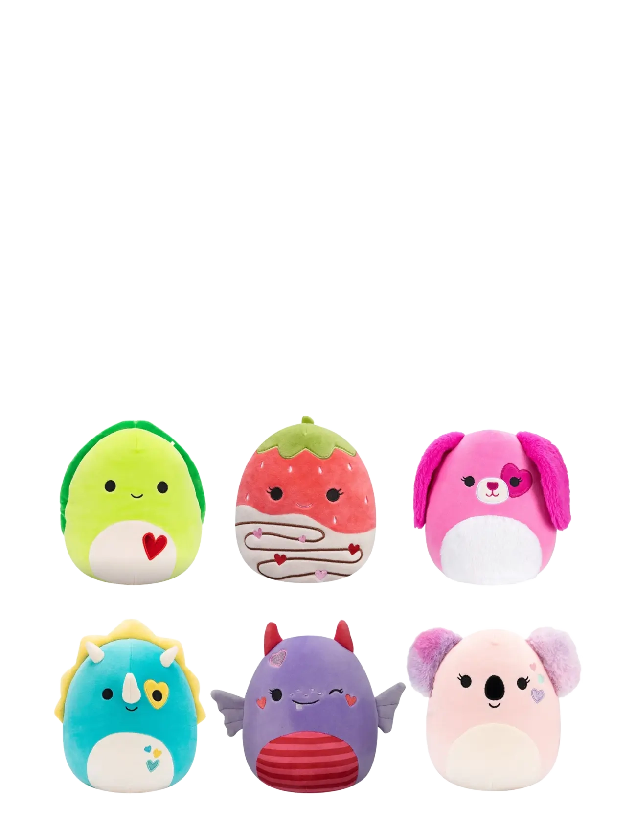Squishmallows 20 Cm Heart Capsule Asst Cdu, Børn, Stuffed Dyr, Multi/mønstret, Str: 20 CM