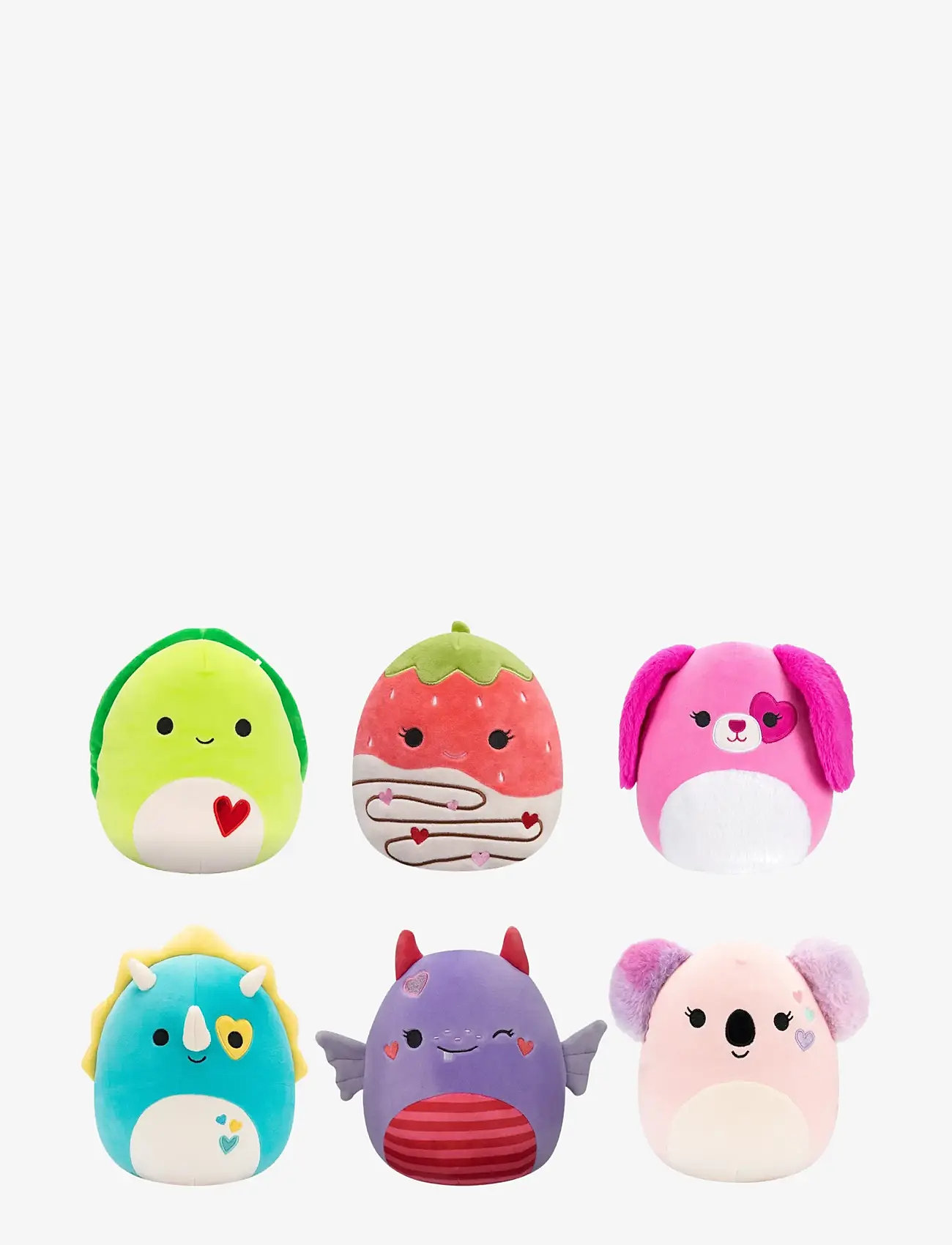 Squishmallows - Squishmallows 20 cm Heart Capsule Asst CDU - tøjdyr - multicolor - 0