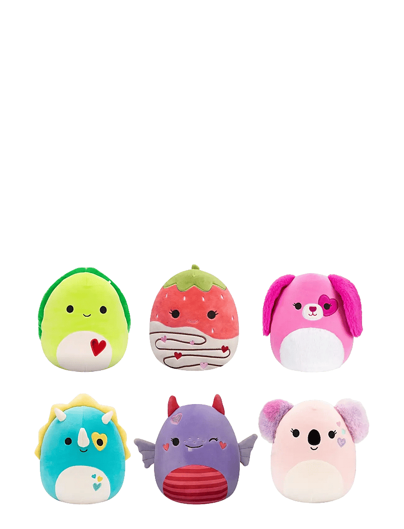 Squishmallows - Squishmallows 20 cm Heart Capsule Asst CDU - tøjdyr - multicolor - 0