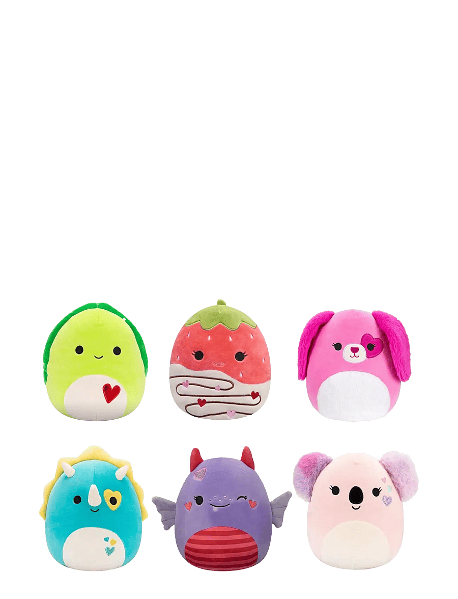 Squishmallows - Squishmallows 20 cm Heart Capsule Asst CDU - tøjdyr - multicolor - 0