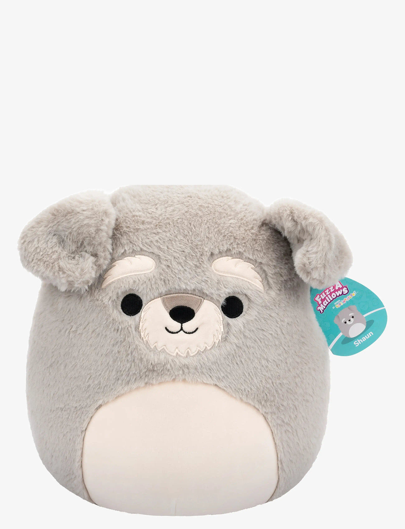 Squishmallows - Squishmallows 30 cm Fuzz A Mallows Shaun Schnauzer - tøjdyr - multi coloured - 0