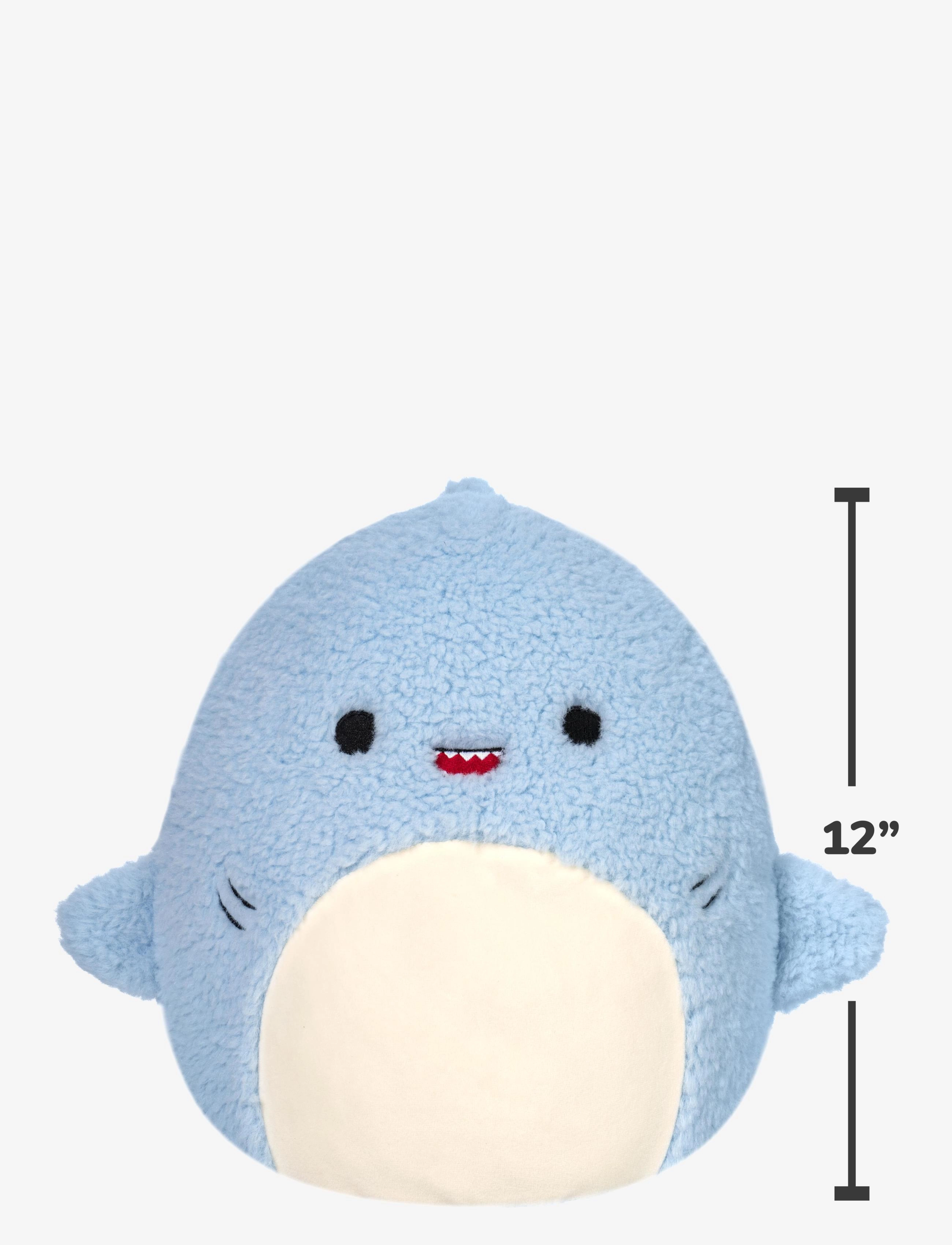 Squishmallows - Squishmallows 40 cm Fuzz A Mallows  Davie the Shark P13 - blue - 4