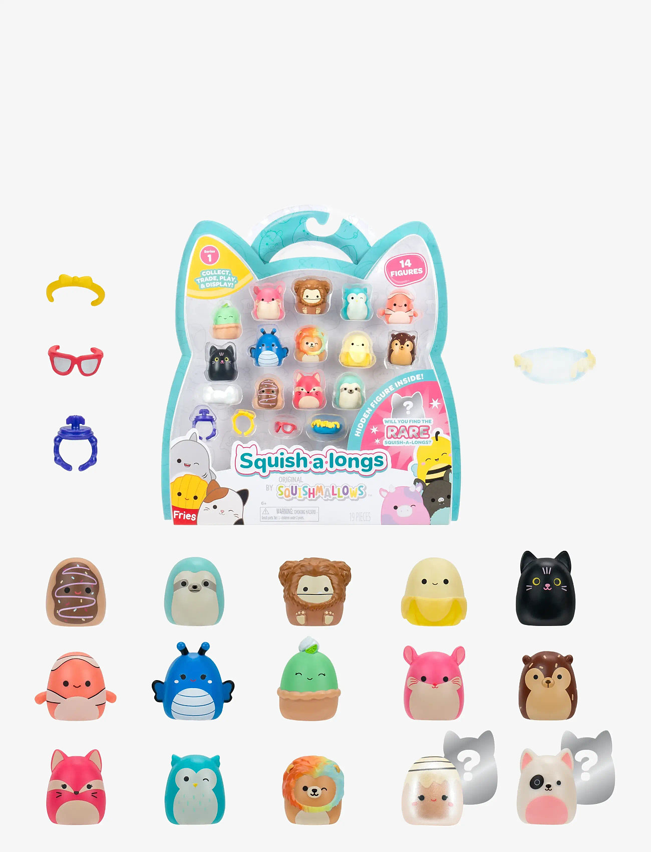 Squishmallows - Squishalongs 2,5 cm 14 Pack - multicolor - 0