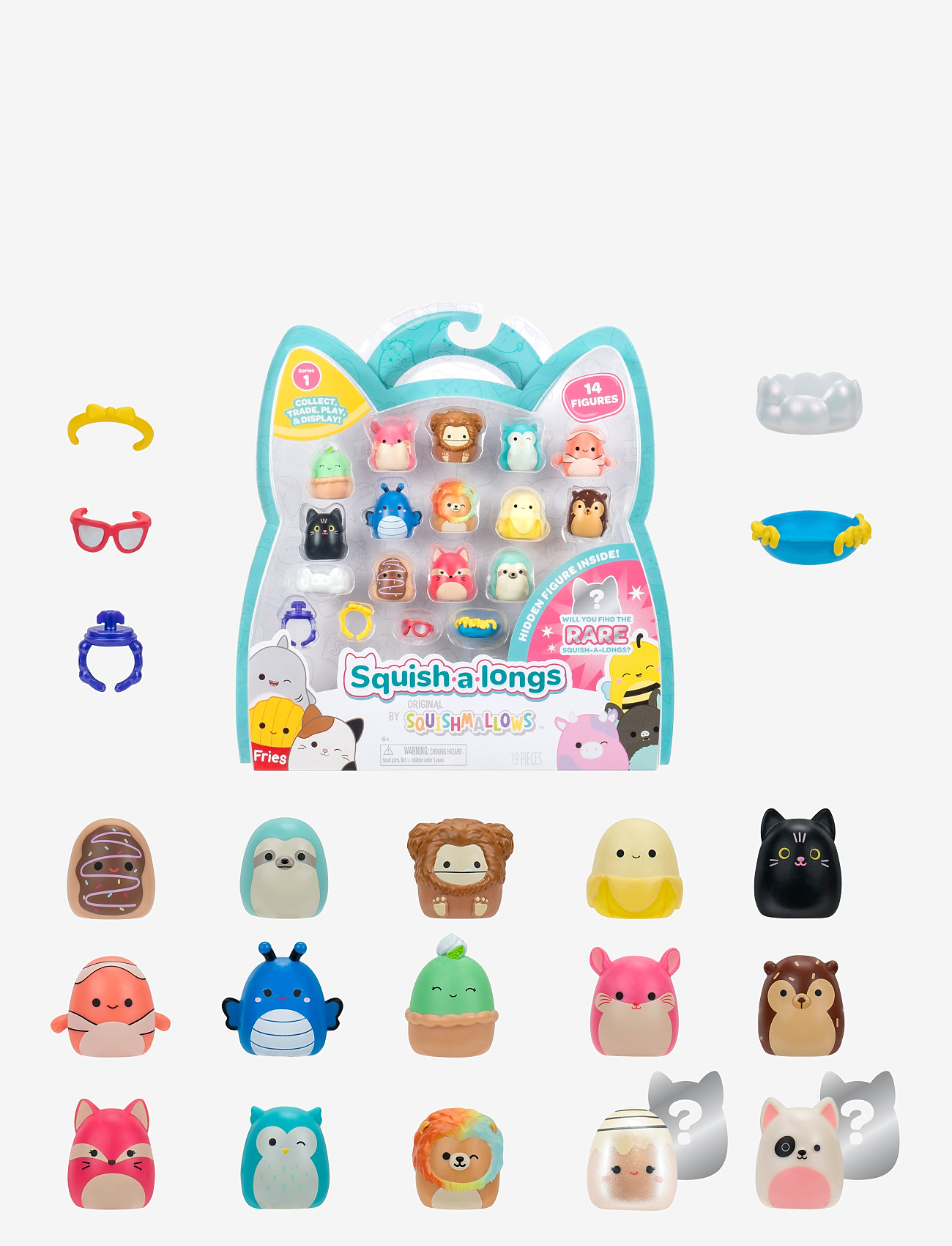 Squishmallows - Squishalongs 2,5 cm 14 Pack - multicolor - 1