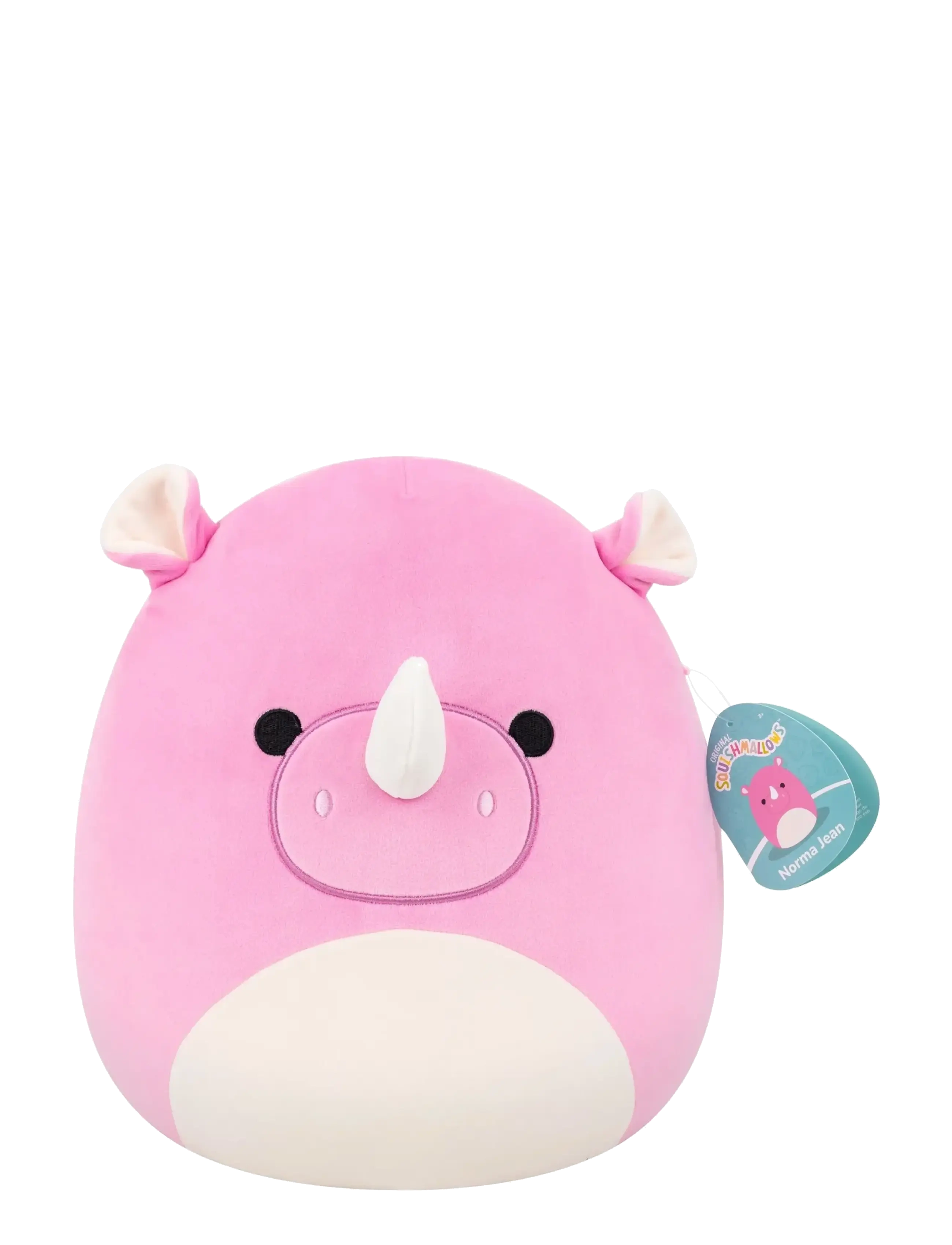 Squishmallows - Squishmallows 30 cm P25 Norma Jean Rhino - tøjdyr - multicolor - 4