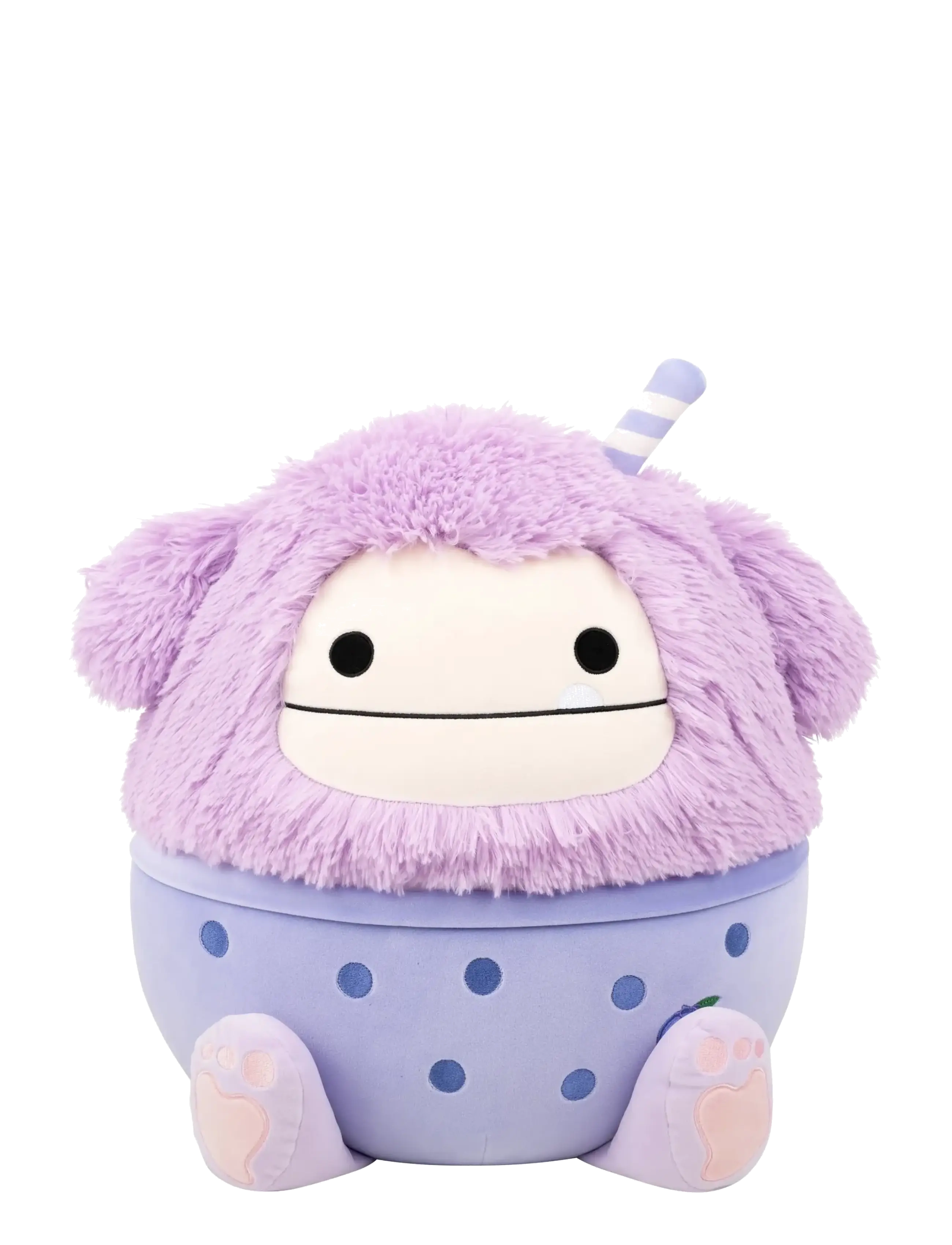 Squishmallows Squishmallows 40 cm P25 Dilka Bigfoot, 40 cm, Purple, Soft Legetøj > Stuffed Legetøj, Børn
