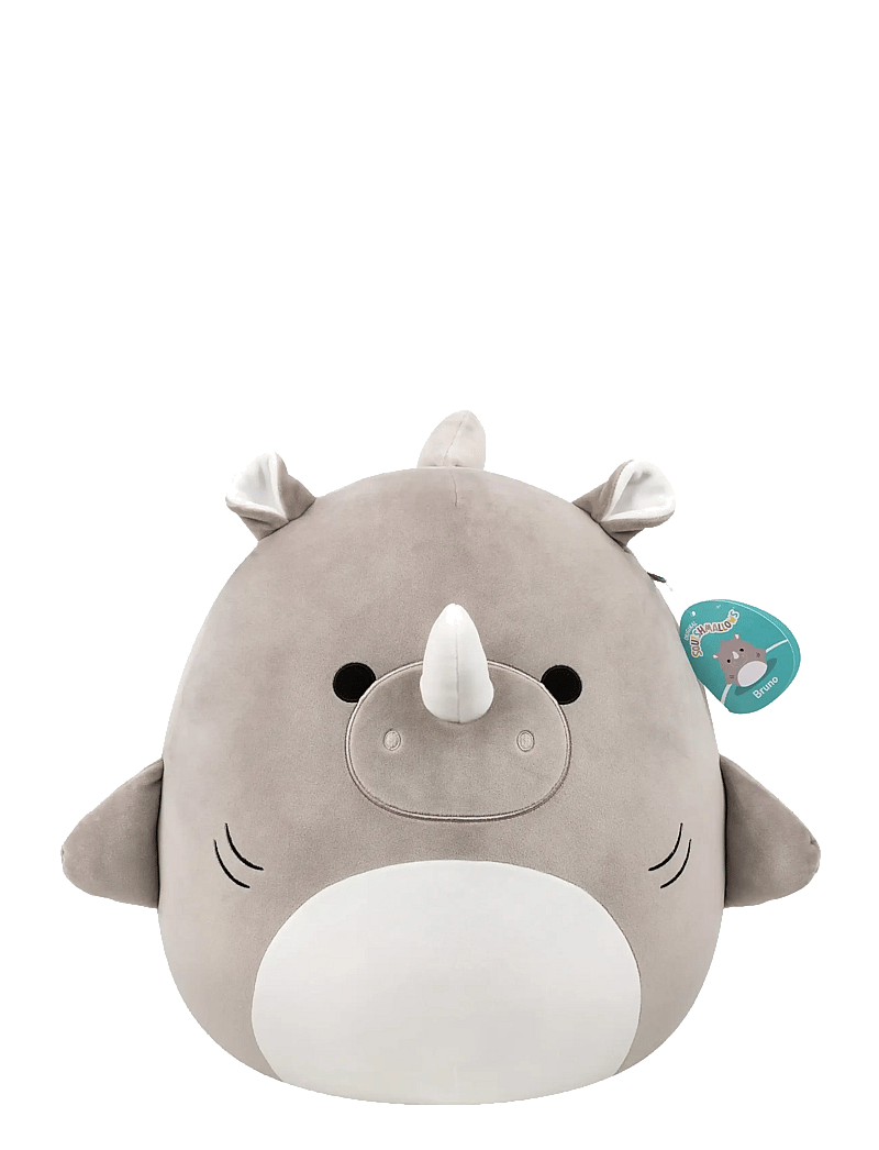 Squishmallows - Squishmallows 40 cm P25 Bruno Rhino Shark - bamser - multicolor - 4