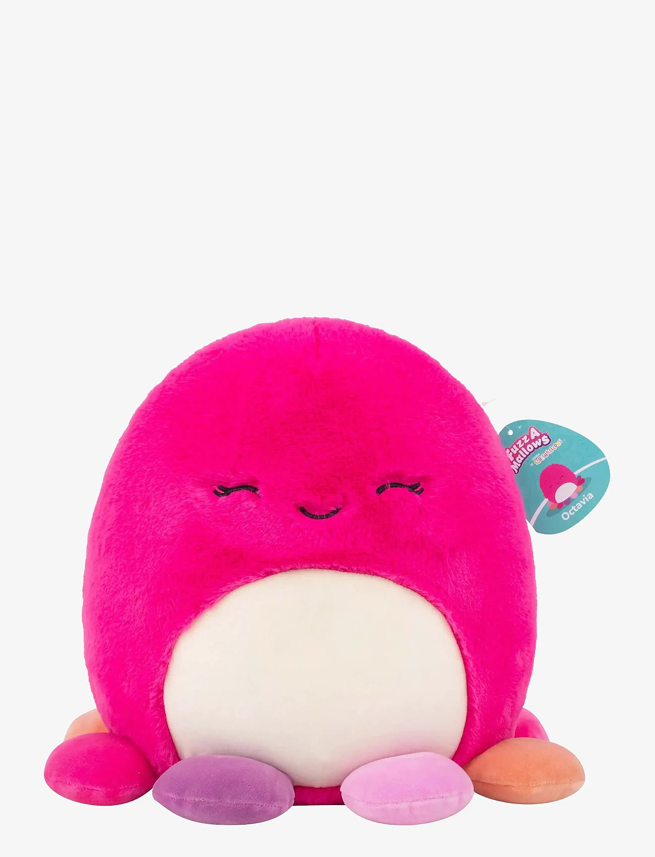 Squishmallows - Squishmallows 30 cm Fuzz A Mallows Octavia Octopus - bamser - multicolor - 4