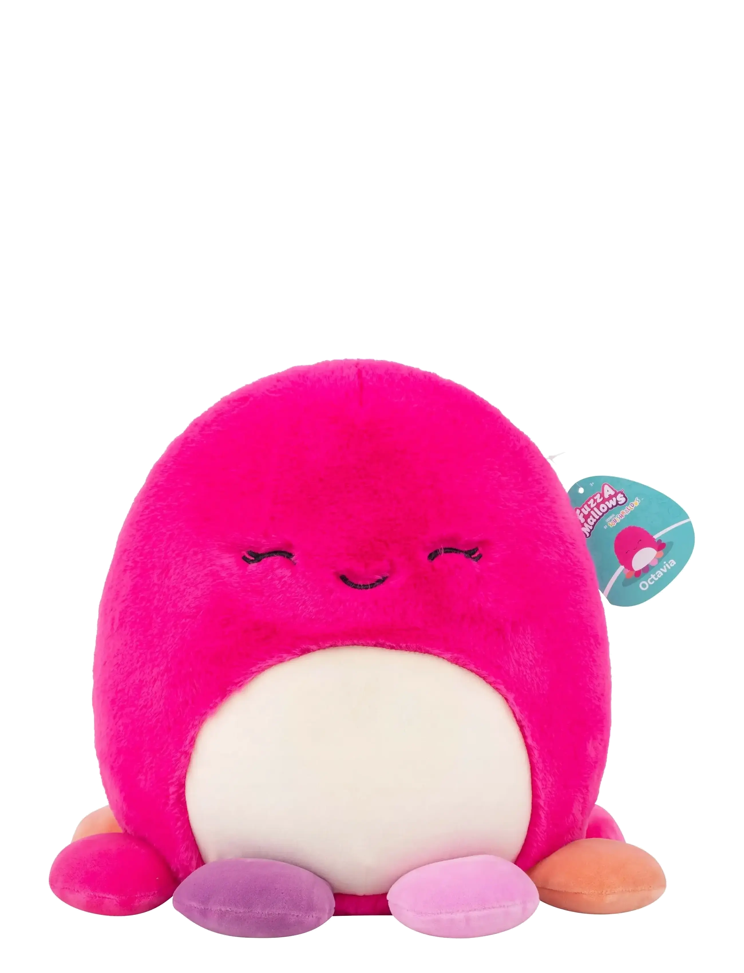 Squishmallows - Squishmallows 30 cm Fuzz A Mallows Octavia Octopus - mjúk leikföng & fígúrur - multicolor - 4