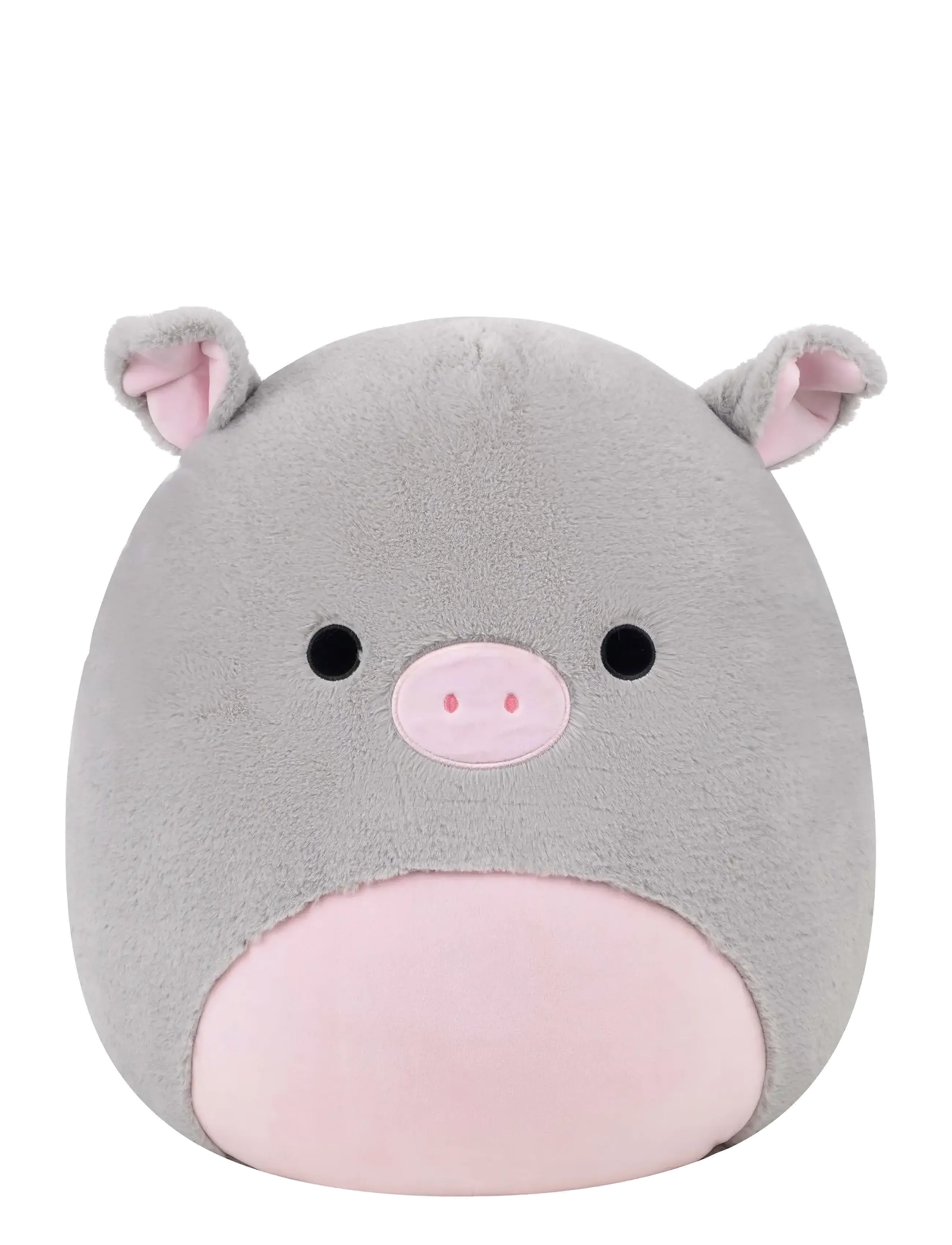 Squishmallows Squishmallows 50 cm Fuzz A Mallows Bessa Pig, 50 cm, Grey, Soft Legetøj > Stuffed Animals, Børn