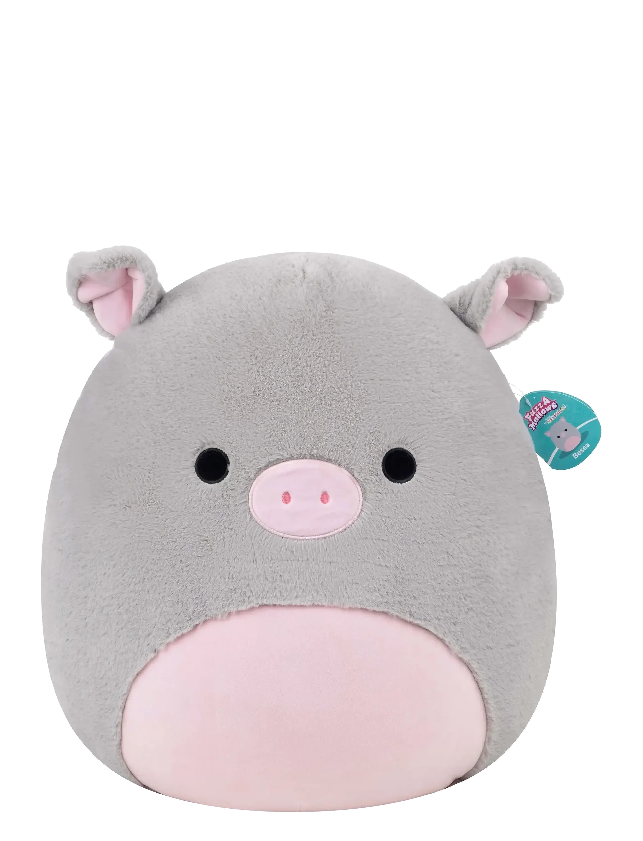 Squishmallows - Squishmallows 50 cm Fuzz A Mallows Bessa Pig - gosedjur - multicolor - 4
